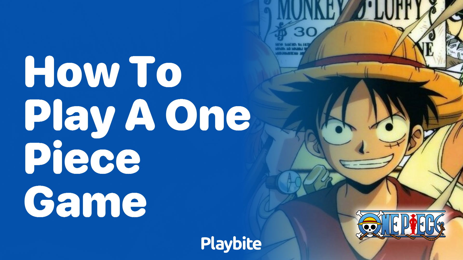 How to play a One Piece game - Playbite