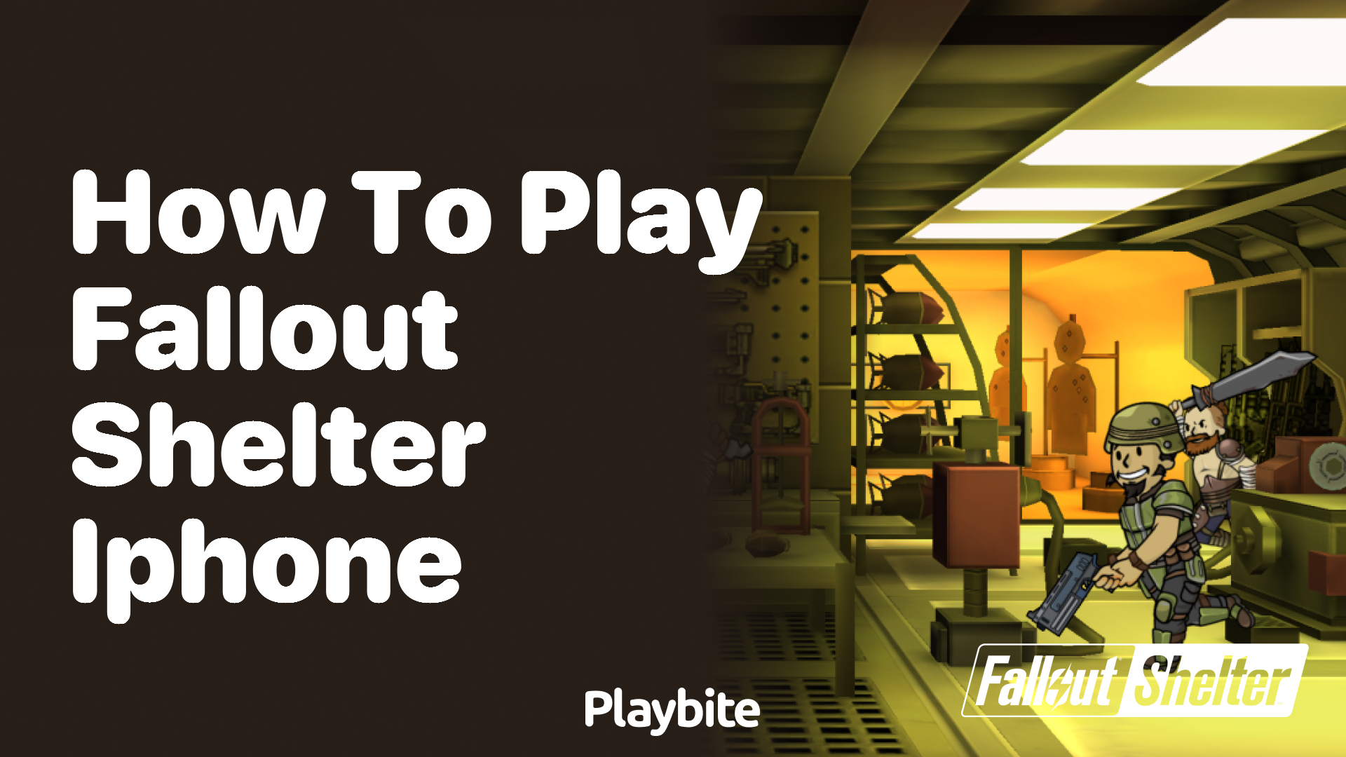 How to Play Fallout Shelter on iPhone - Playbite