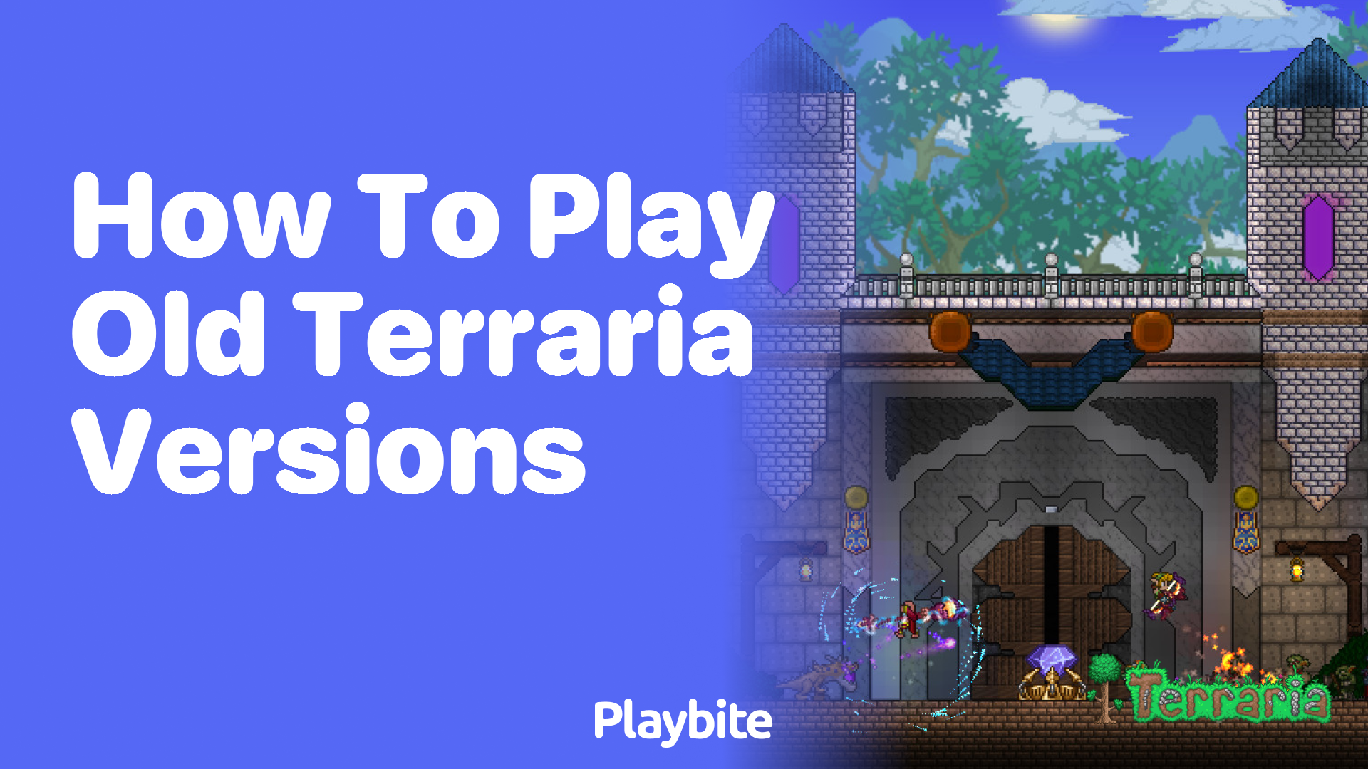 How to play old Terraria versions - Playbite