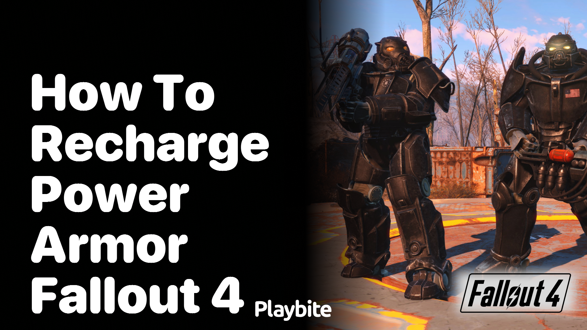 How to Recharge Power Armor in Fallout 4