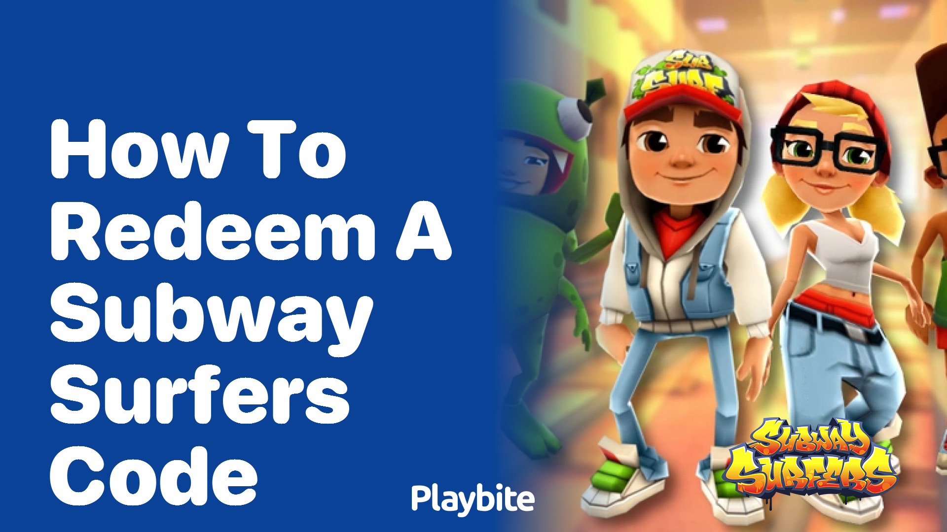 How to redeem a Subway Surfers code?