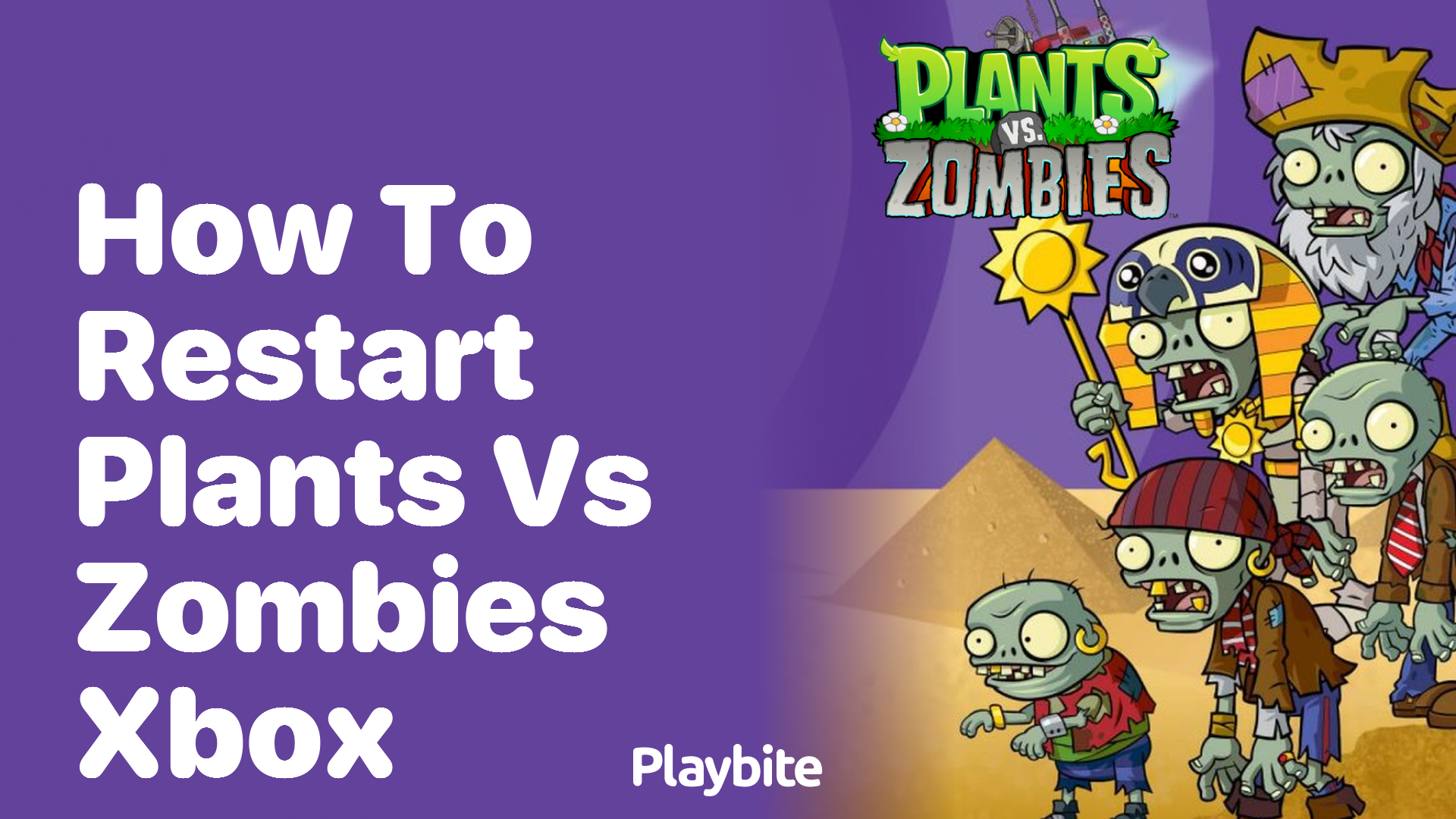 How to Restart Plants vs Zombies on Xbox - Playbite