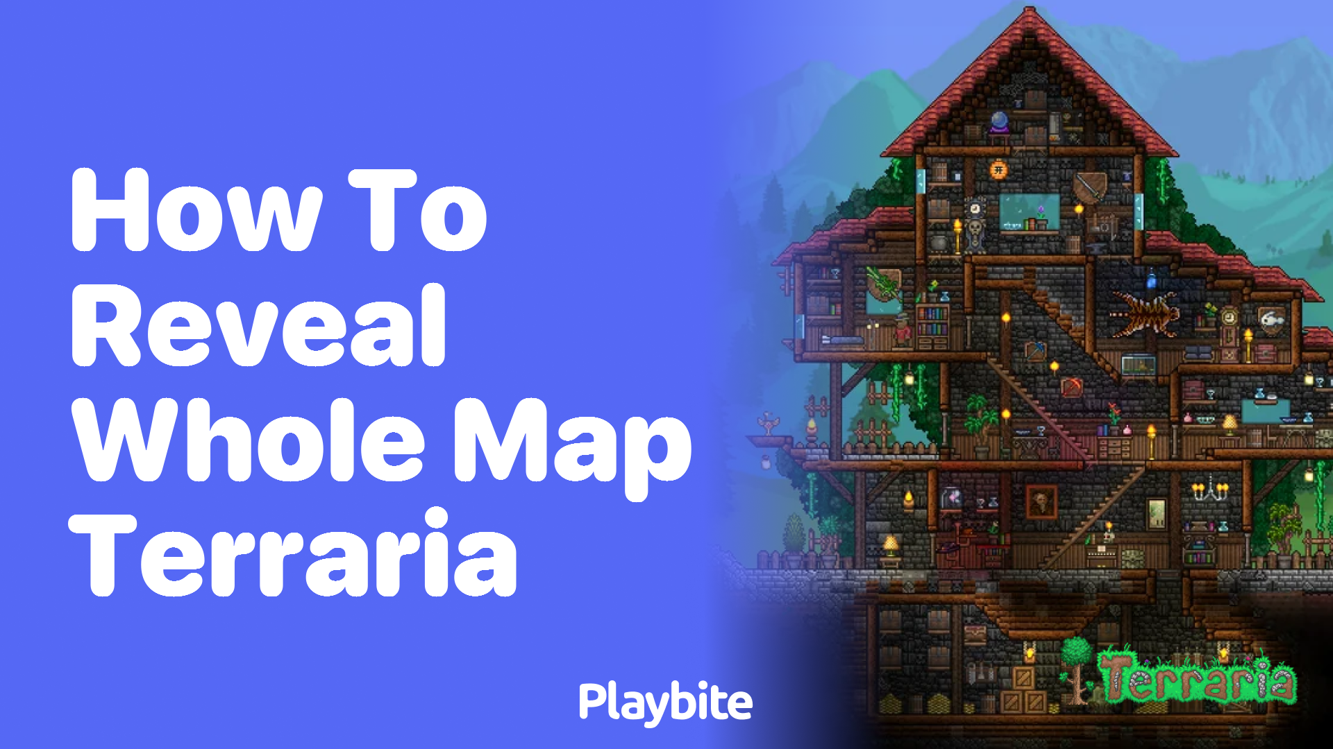 How to reveal the whole map in Terraria