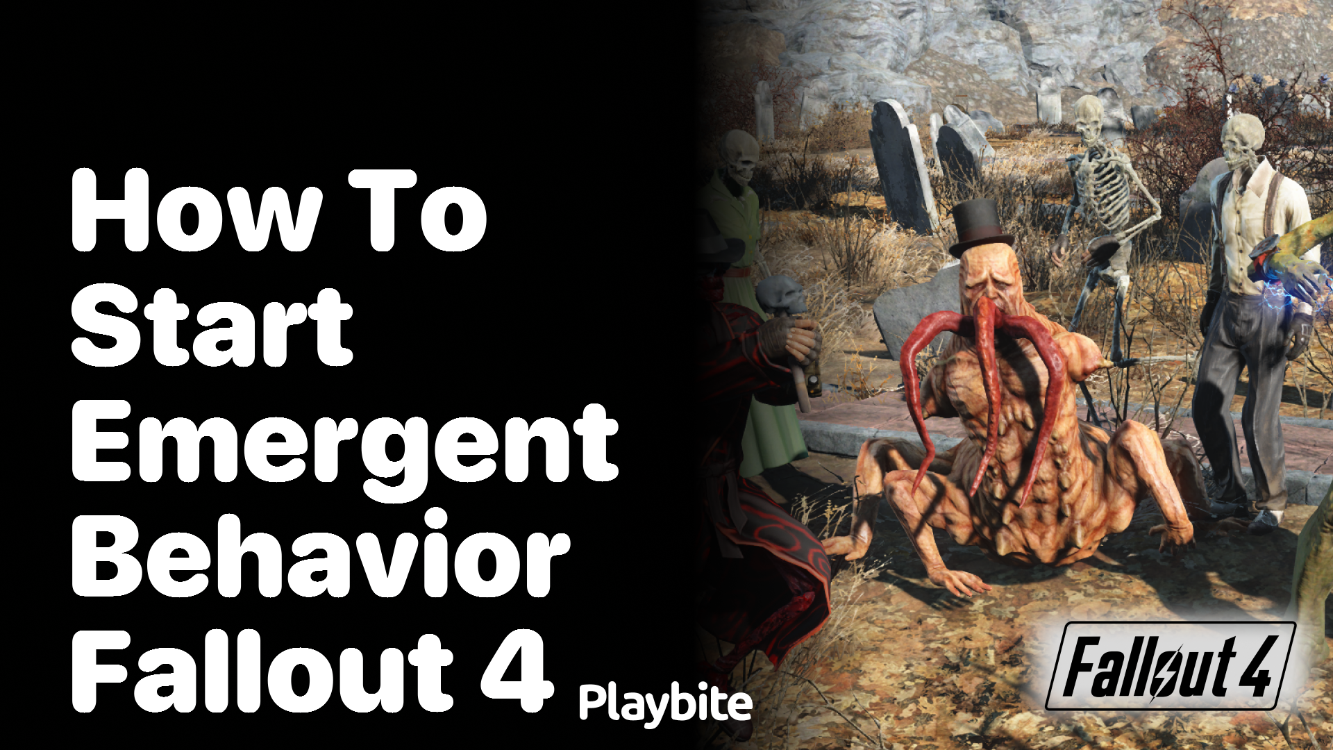 How to start Emergent Behavior in Fallout 4