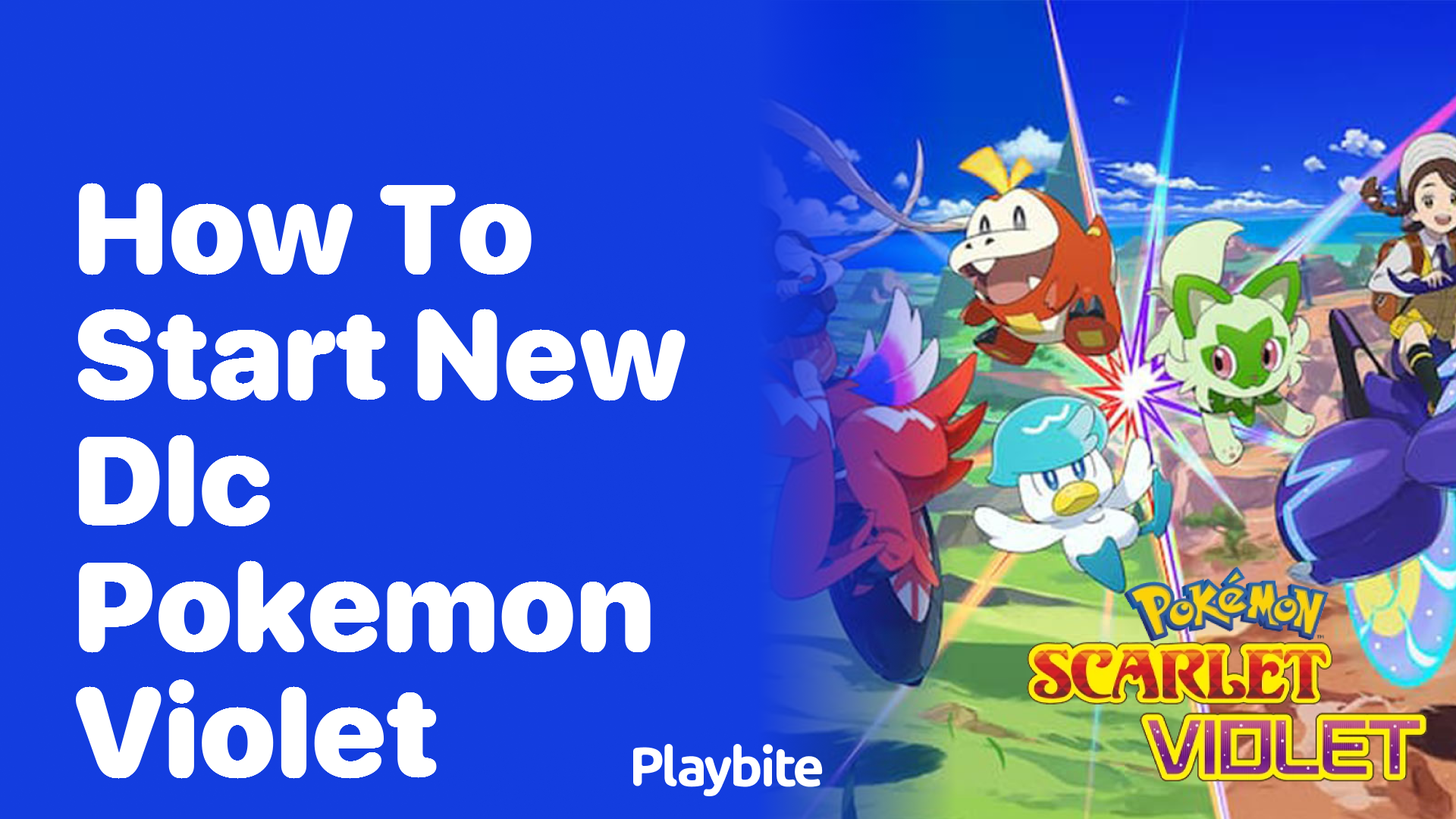 How to start new DLC in Pokemon Violet