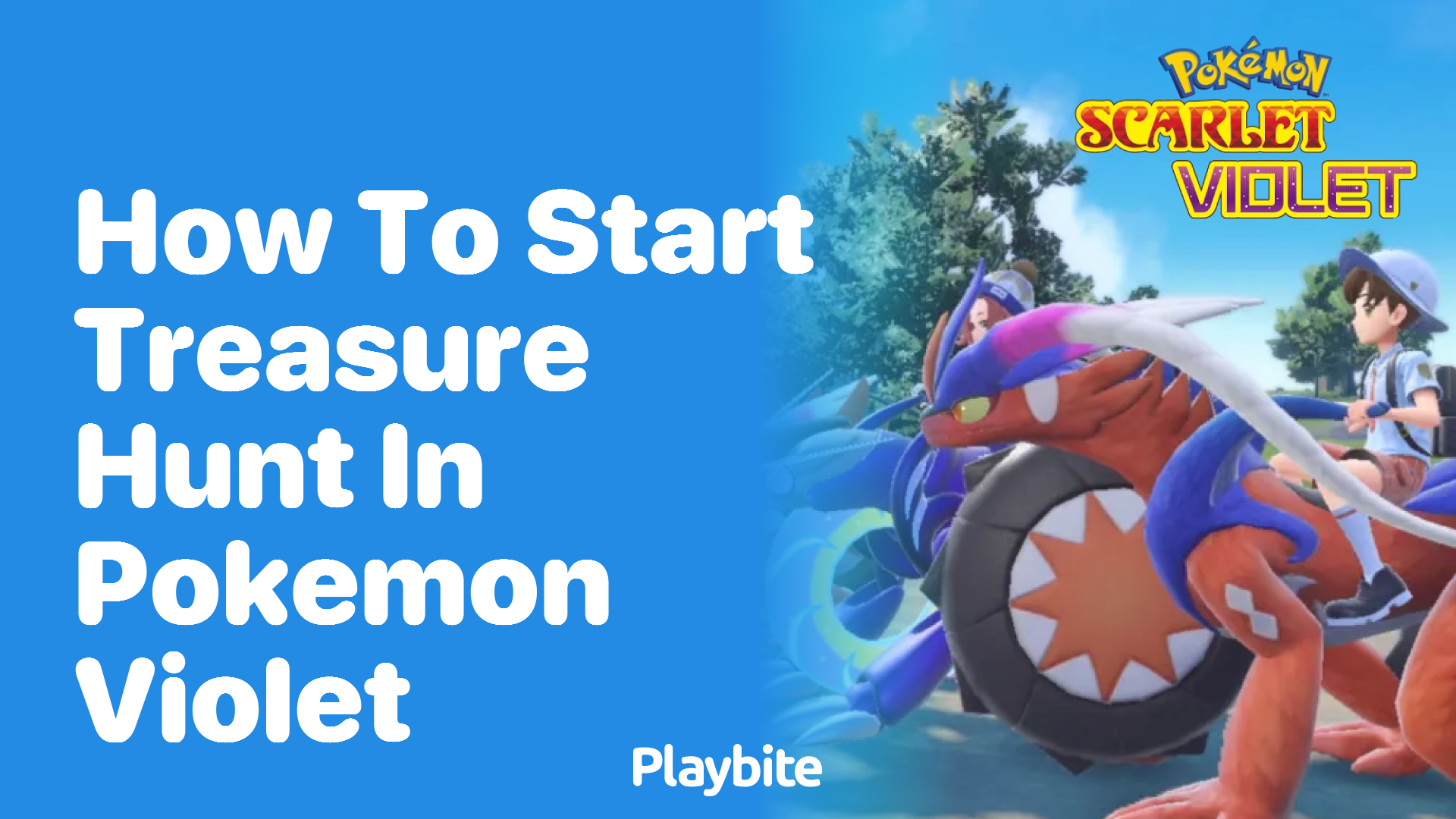 How to start the treasure hunt in Pokemon Violet