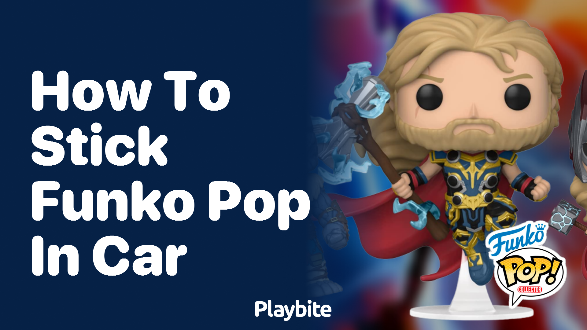 How to stick Funko Pop in car