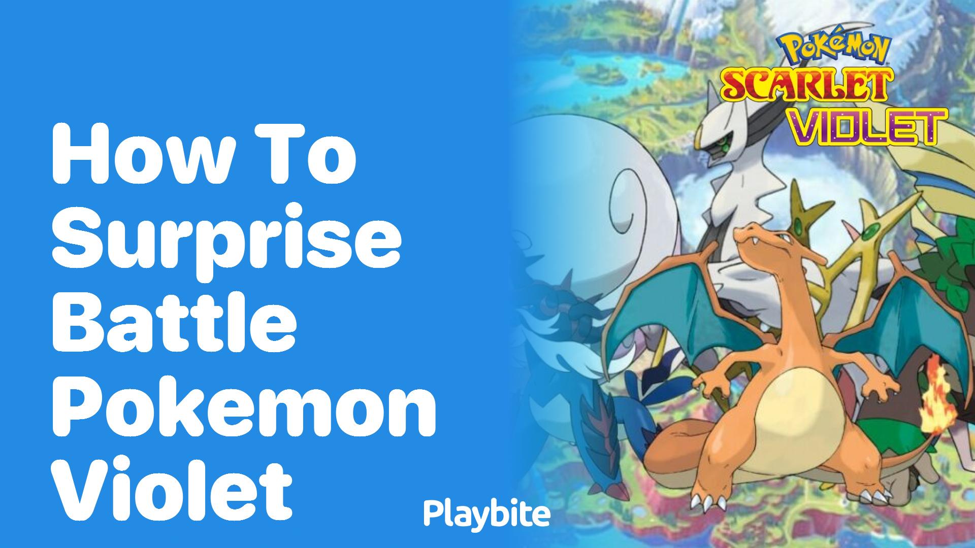 How to Surprise Battle in Pokemon Violet