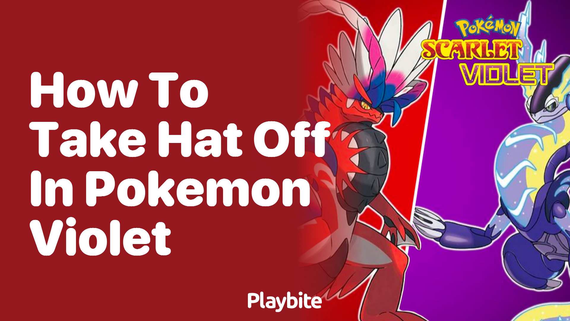 How to Remove Your Hat in Pokémon Violet