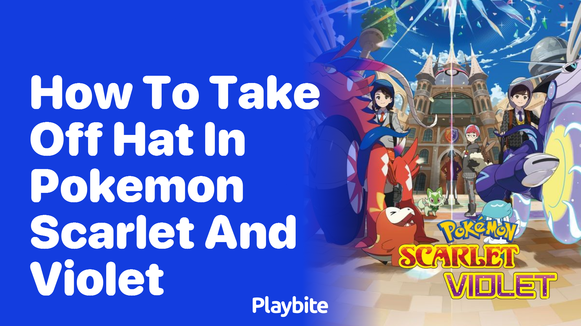 How to take off your hat in Pokemon Scarlet and Violet