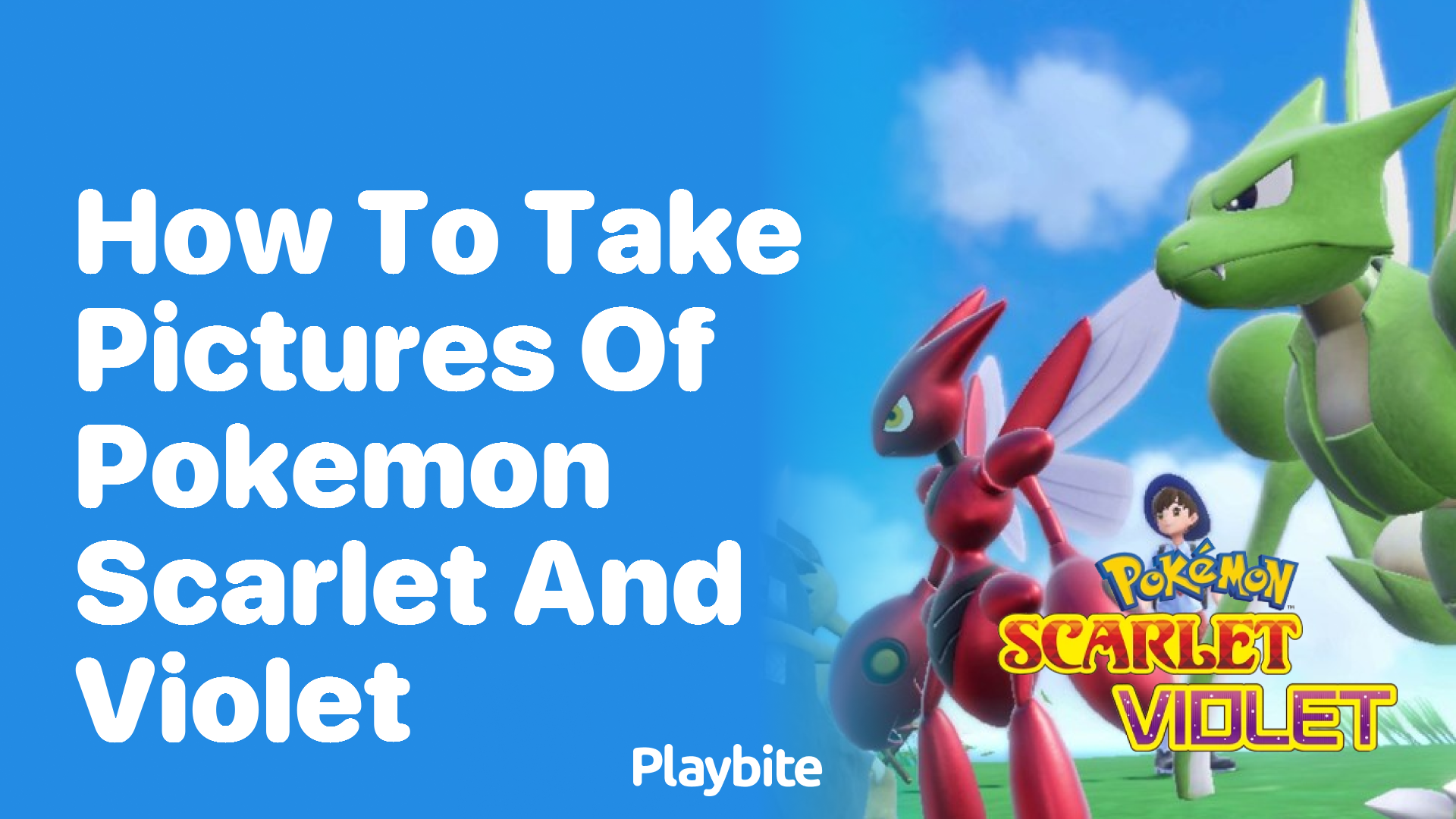 How to take pictures of Pokemon Scarlet and Violet