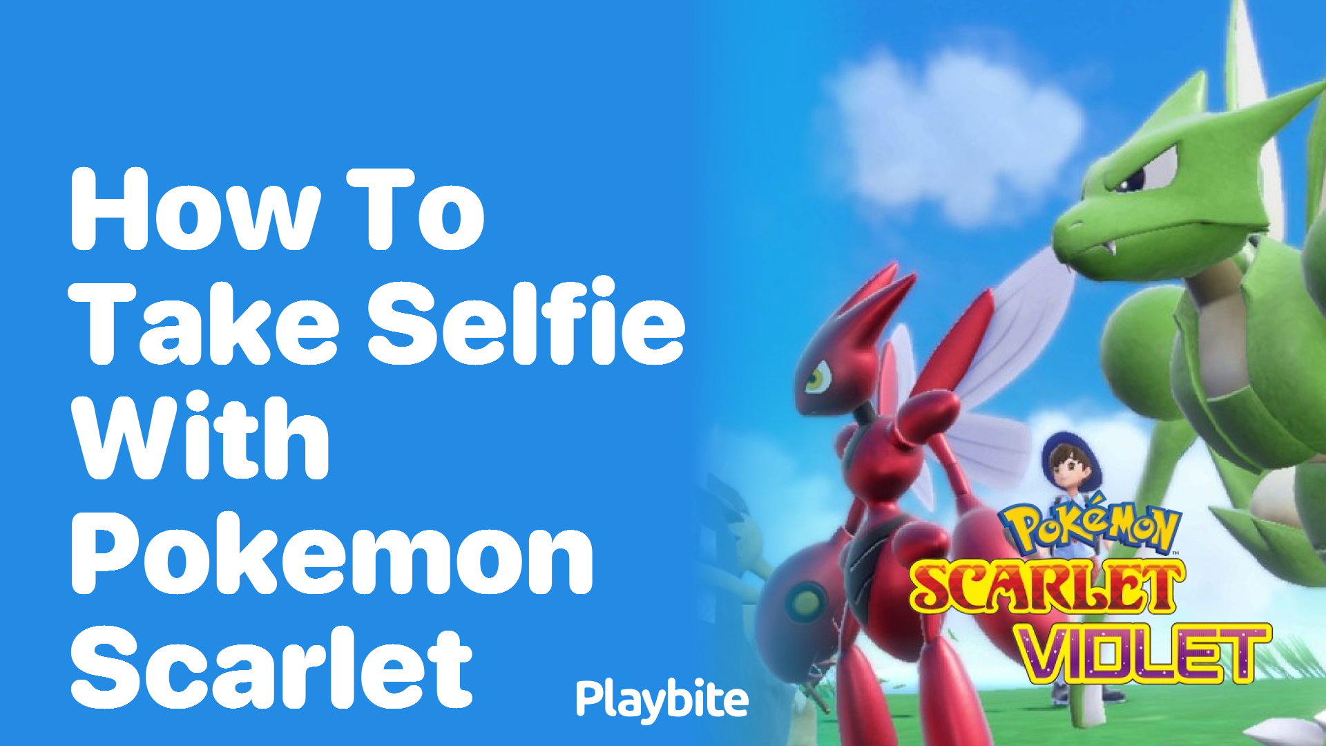 How to take a selfie with Pokémon in Pokémon Scarlet