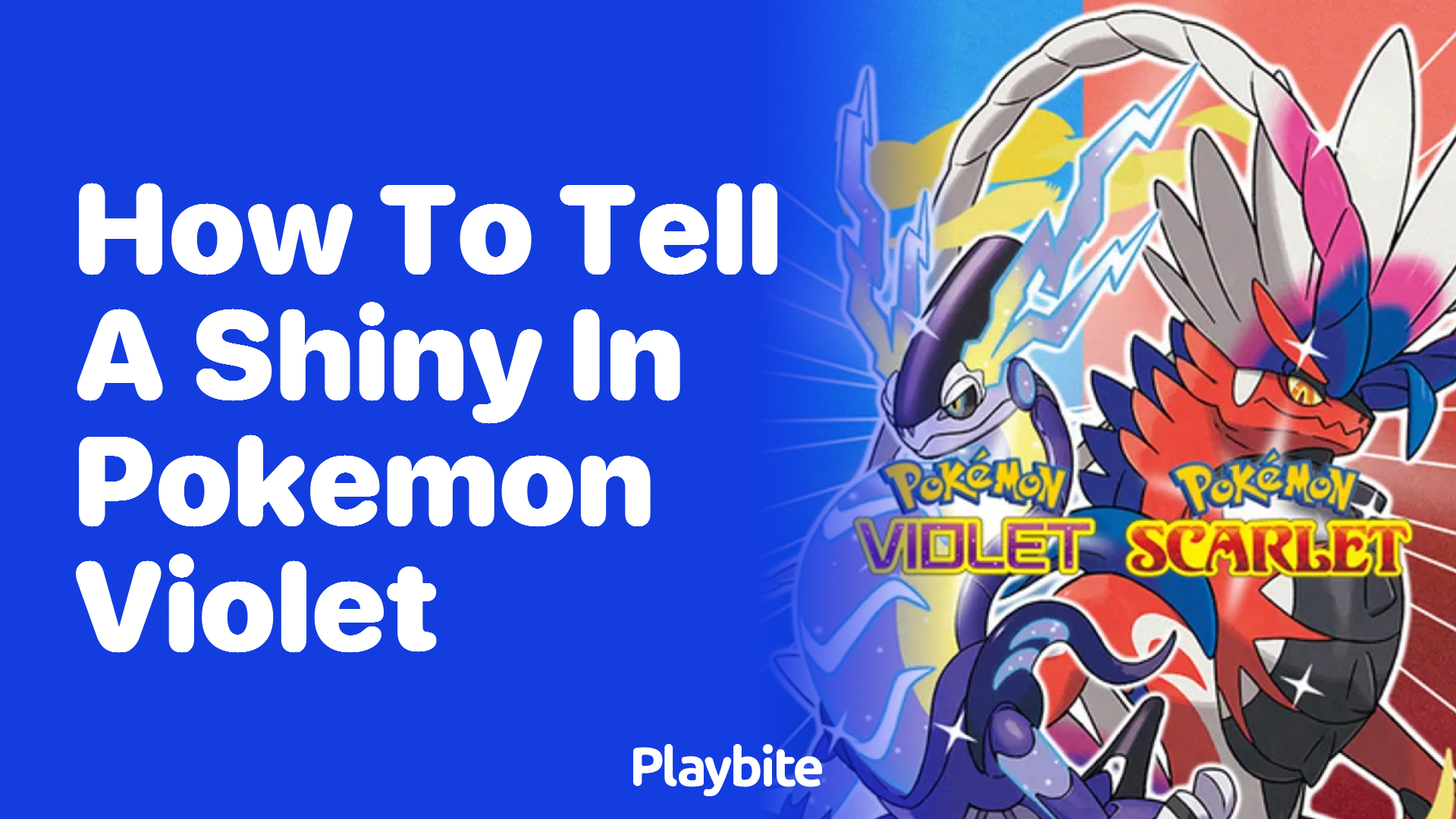 How to Tell a Shiny in Pokemon Violet