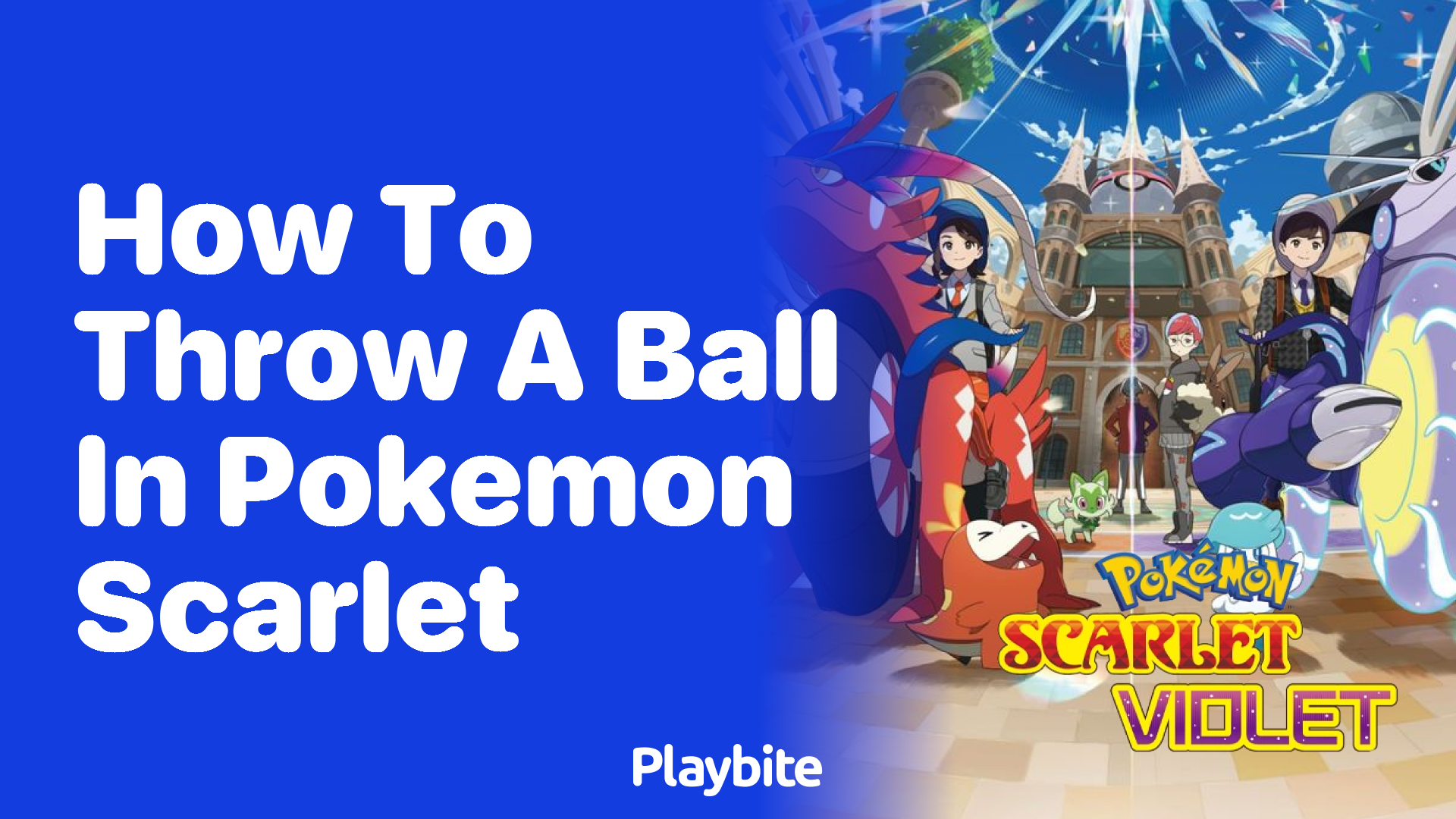 How to Throw a Ball in Pokemon Scarlet