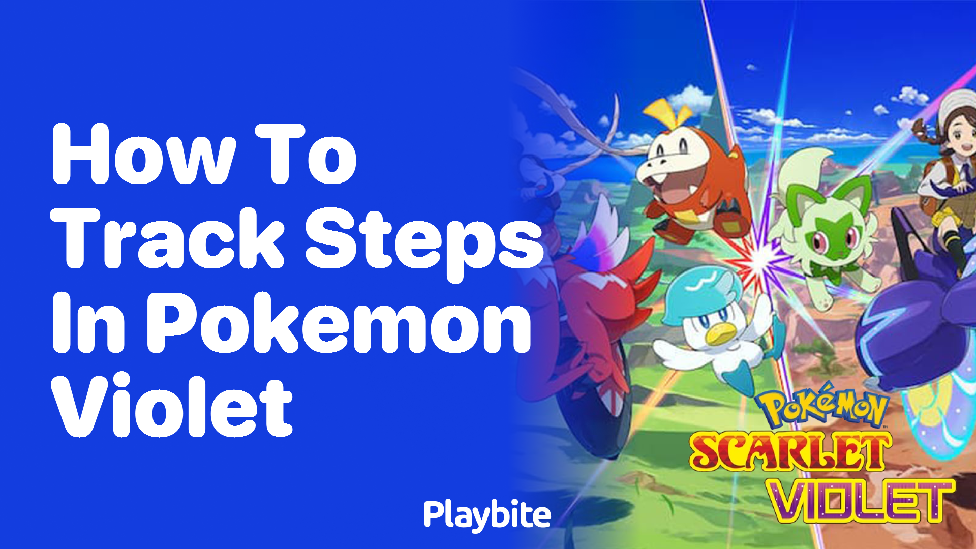 How to Track Steps in Pokemon Violet