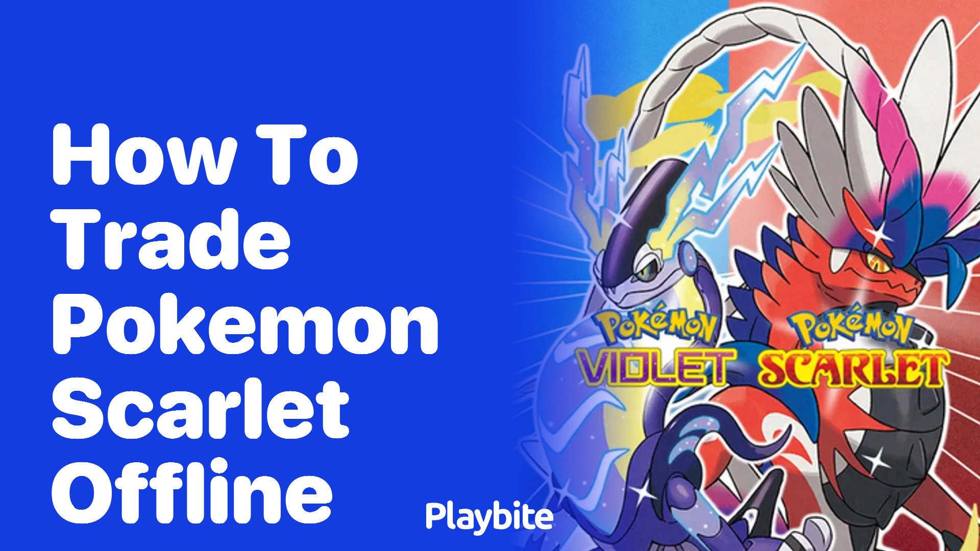 How to Trade in Pokémon Scarlet Offline