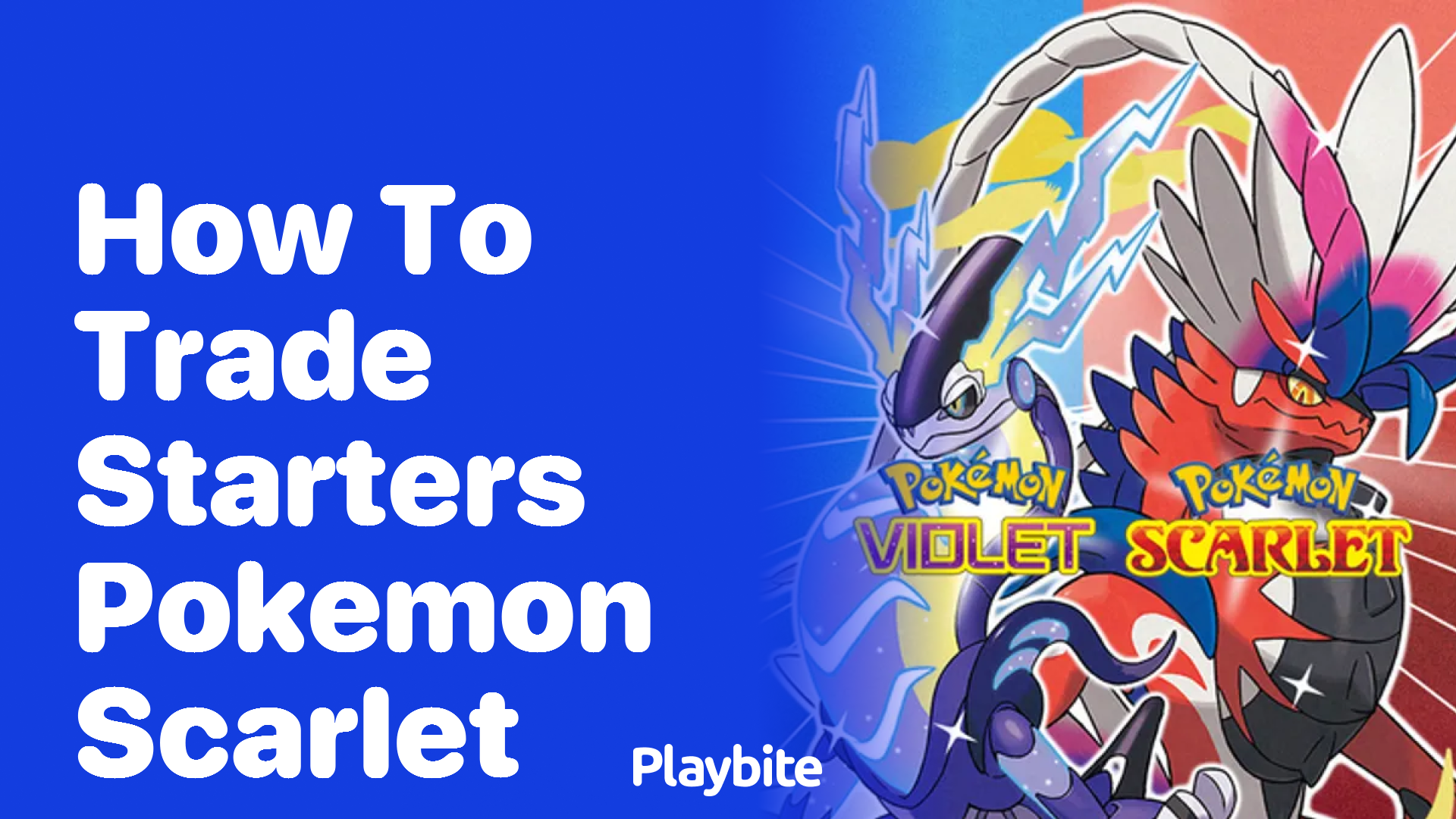 How to Trade Starter Pokémon in Pokémon Scarlet