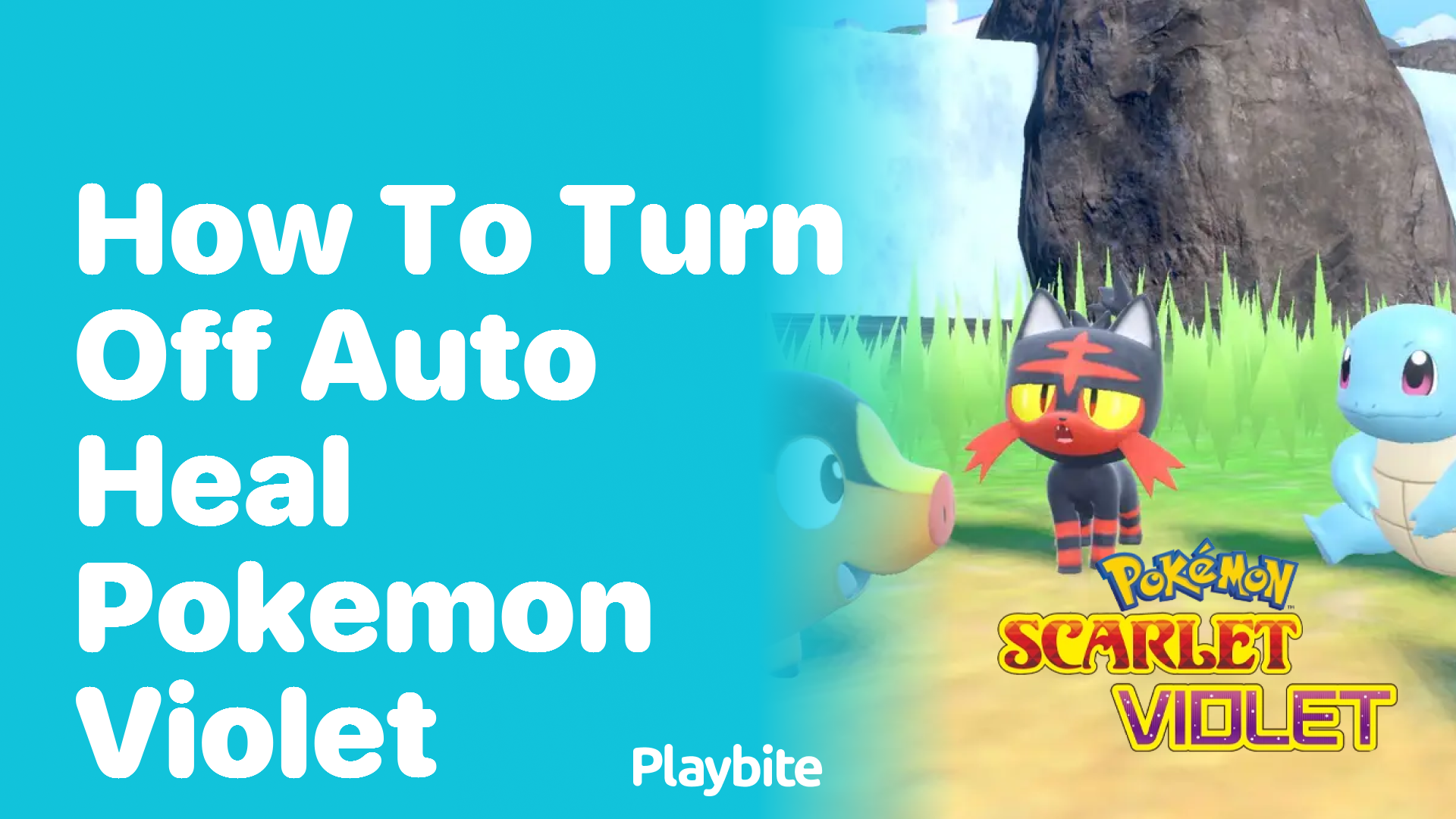 How to turn off auto heal in Pokemon Violet