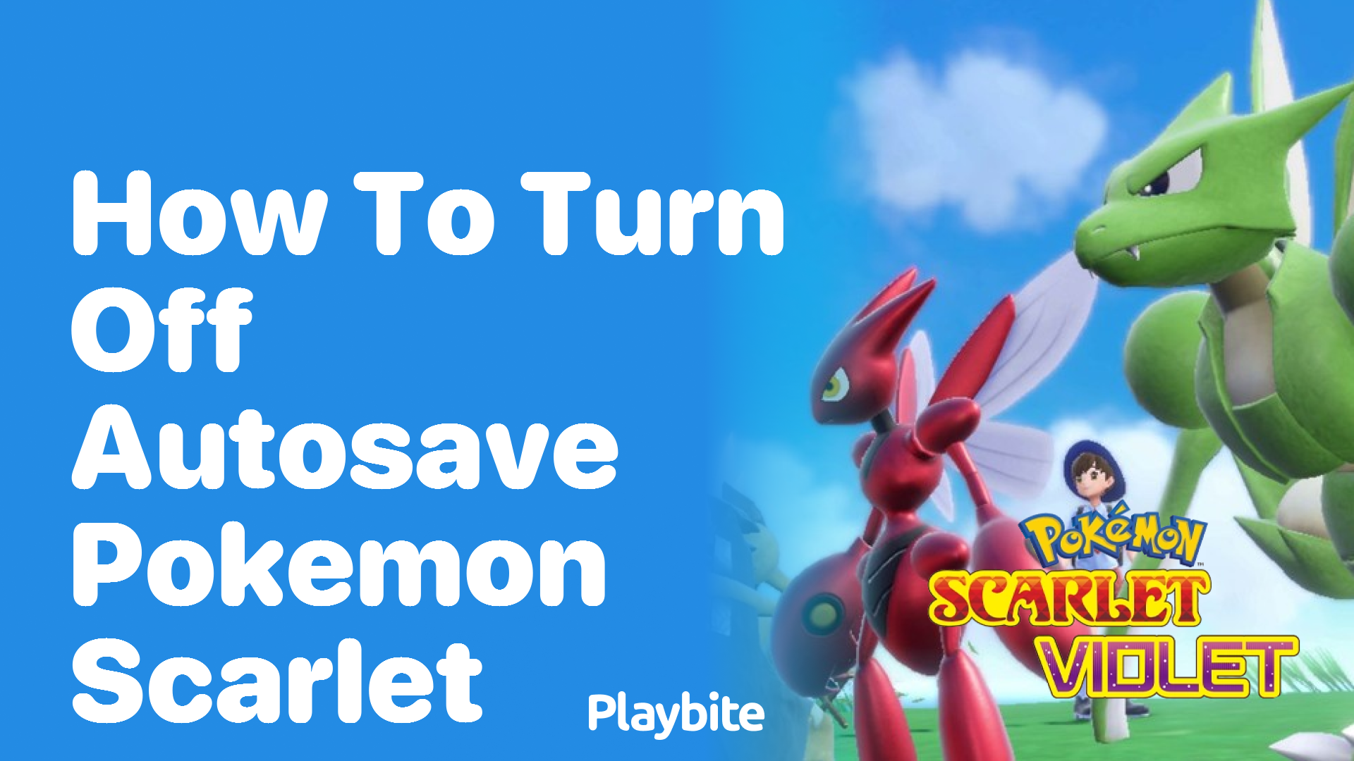 How to turn off autosave in Pokémon Scarlet?