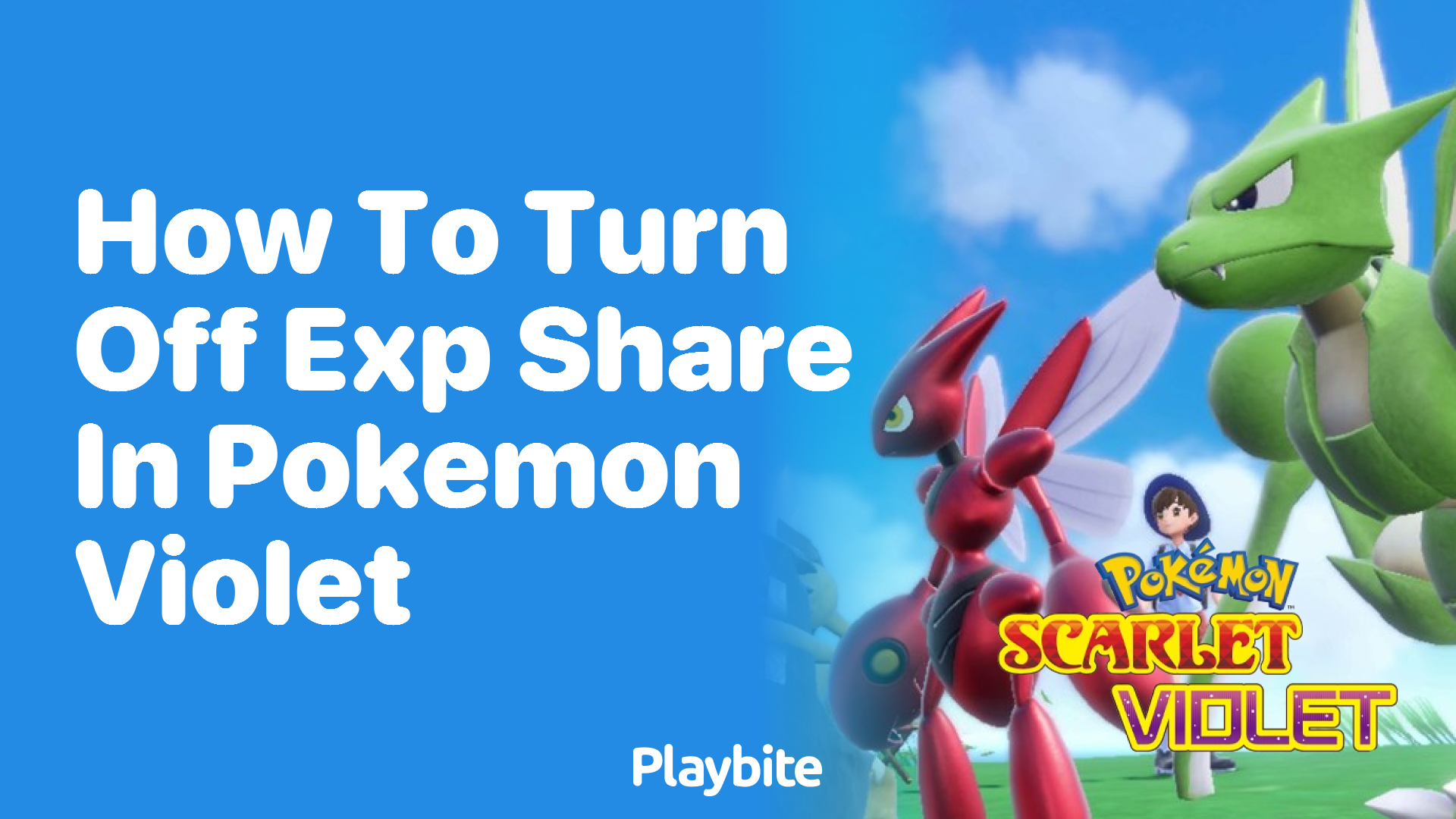 How to turn off EXP Share in Pokemon Violet