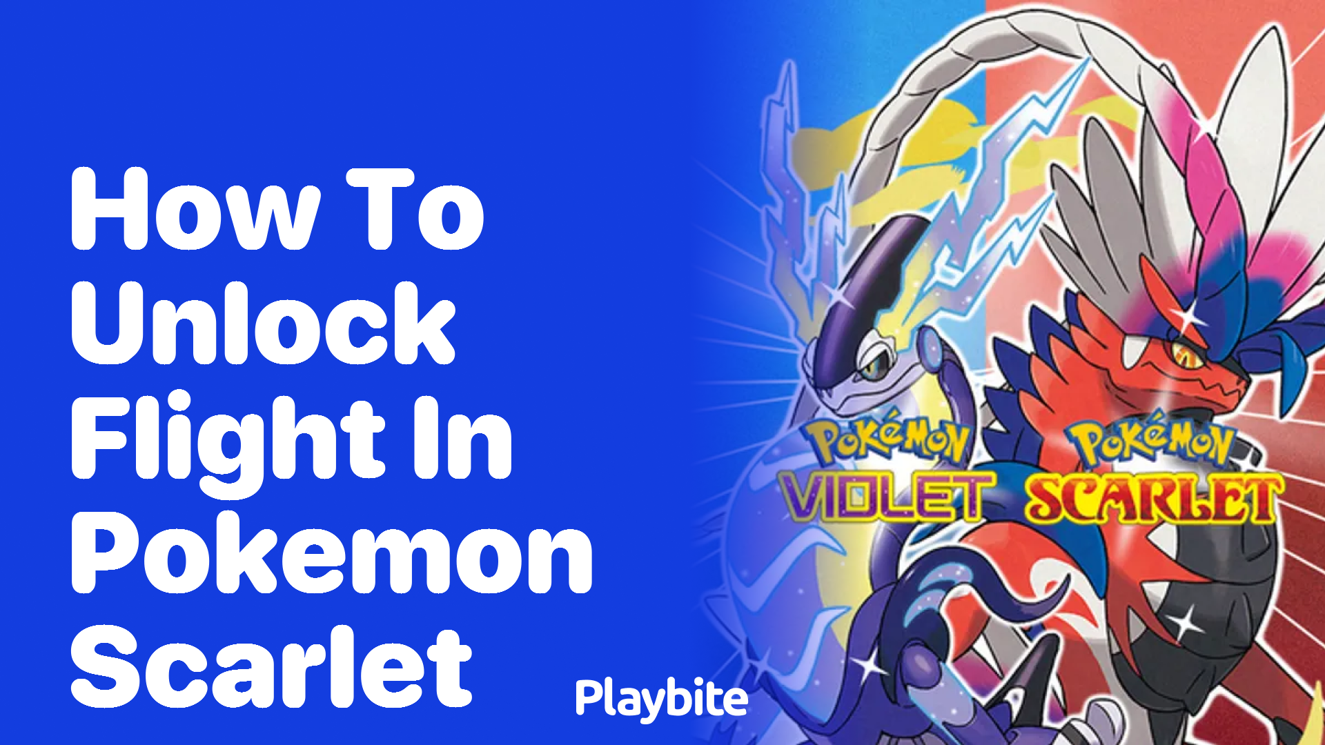 How to unlock flight in Pokemon Scarlet