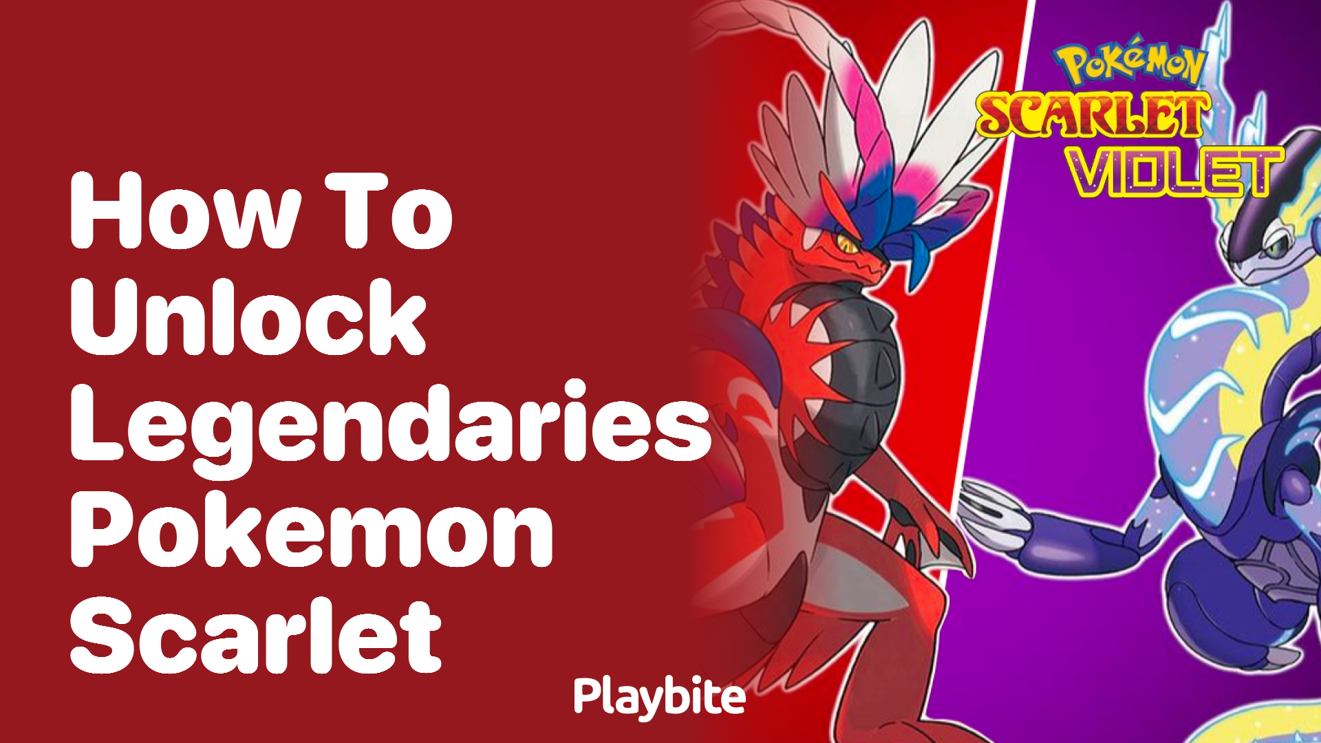 How to Unlock Legendary Pokémon in Scarlet