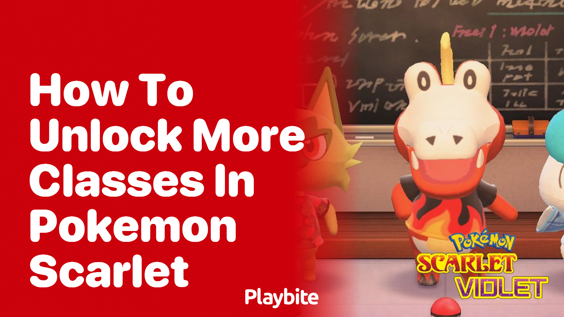 How to unlock more classes in Pokemon Scarlet