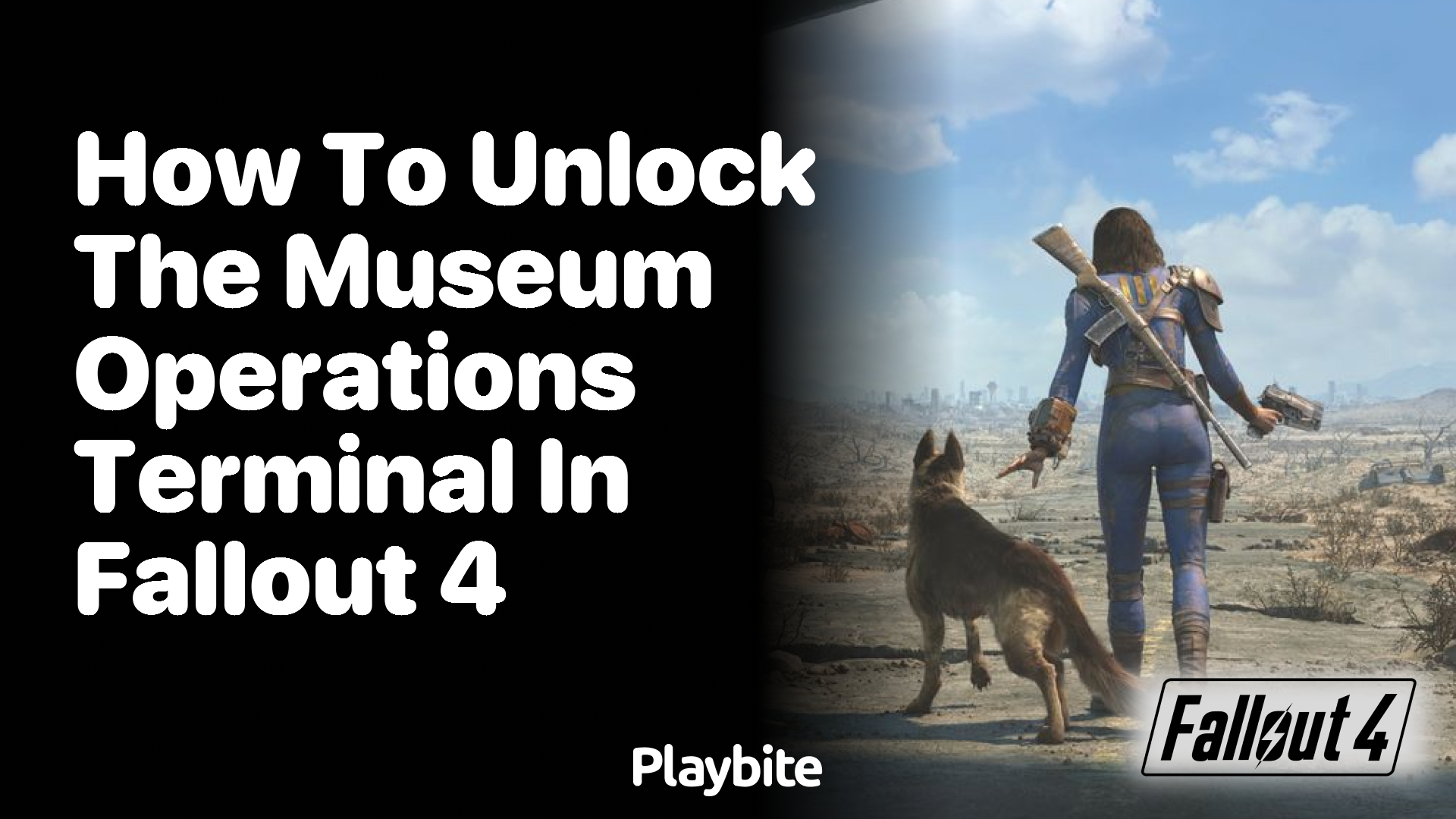 How to unlock the Museum Operations Terminal in Fallout 4 - Playbite