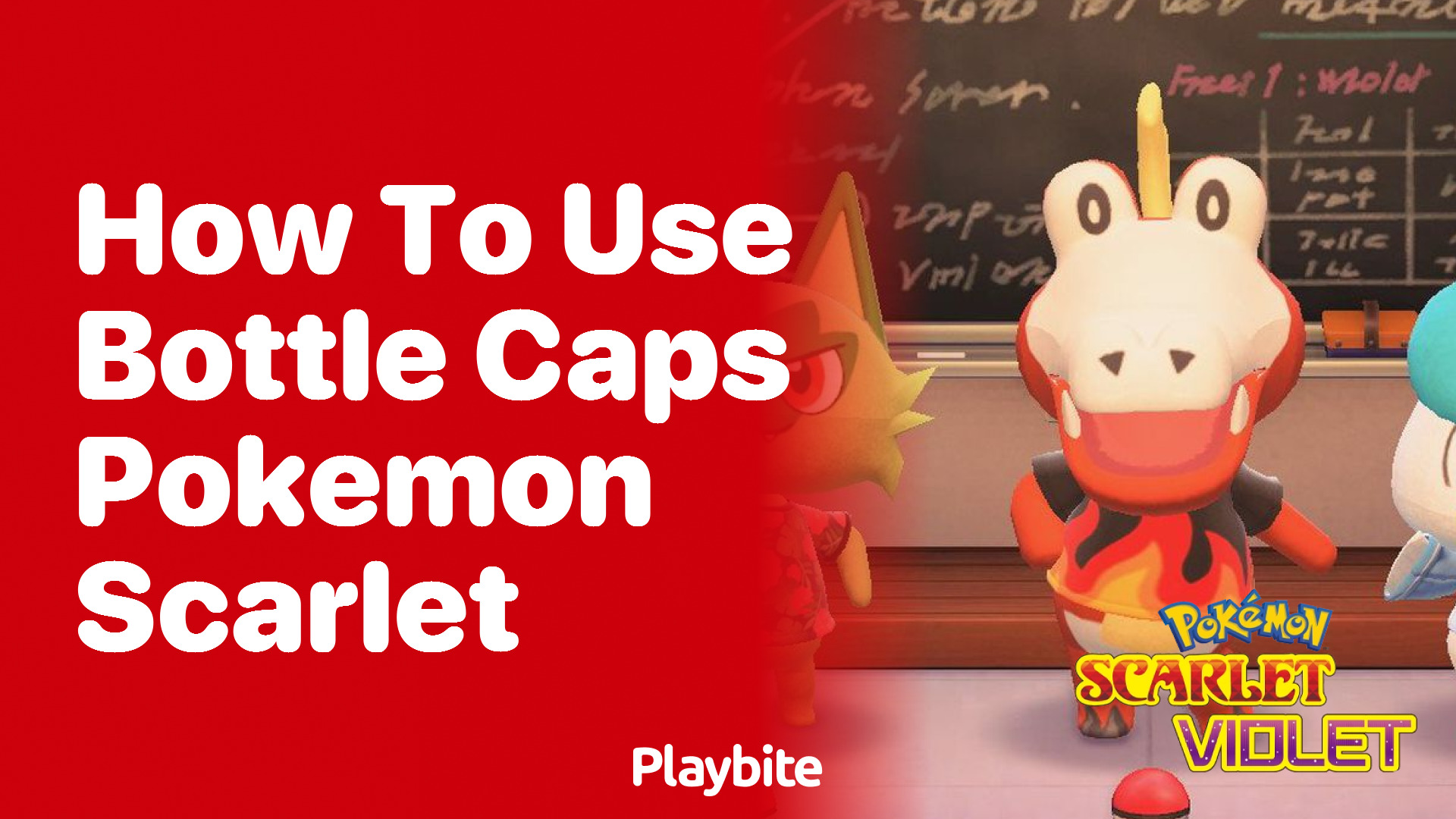 How to Use Bottle Caps in Pokemon Scarlet Playbite