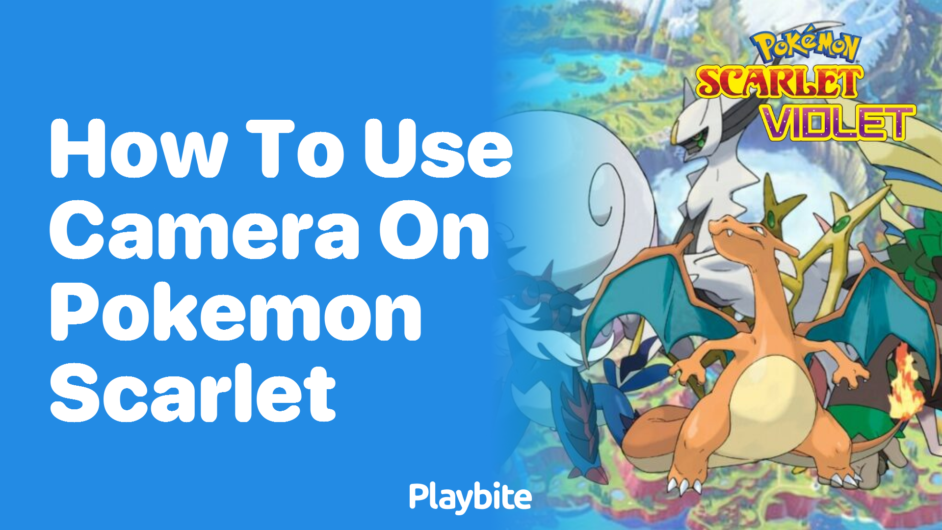 How to Use the Camera on Pokemon Scarlet - Playbite