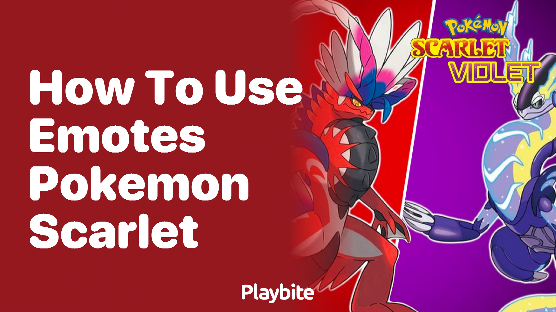 How to Use Emotes in Pokemon Scarlet