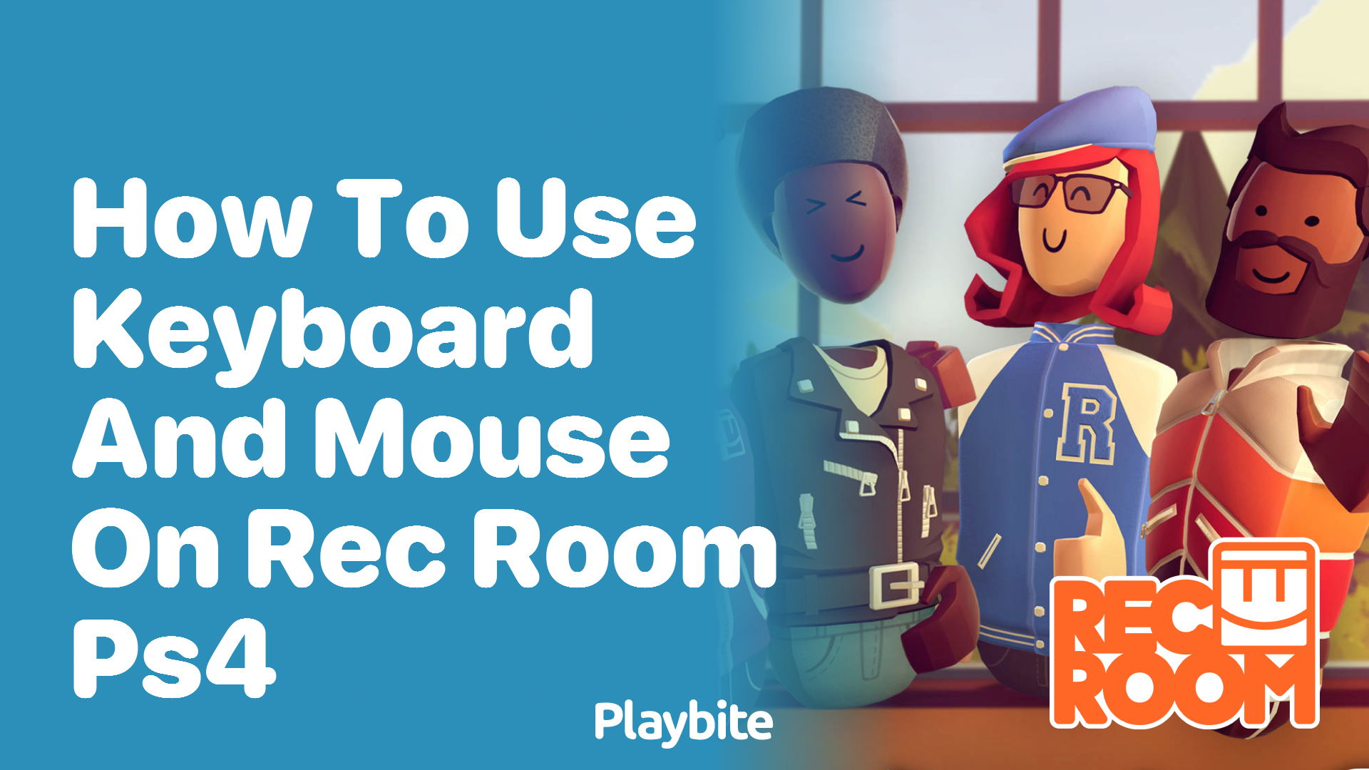 How to use keyboard and mouse on Rec Room PS4