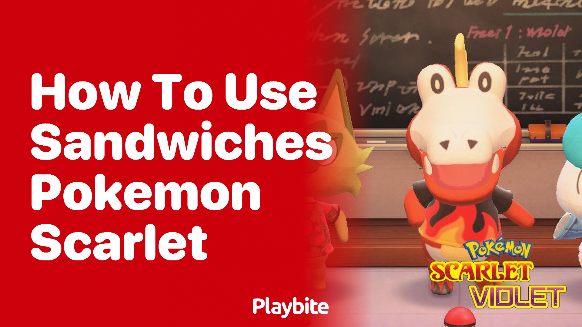 How to use sandwiches in Pokemon Scarlet