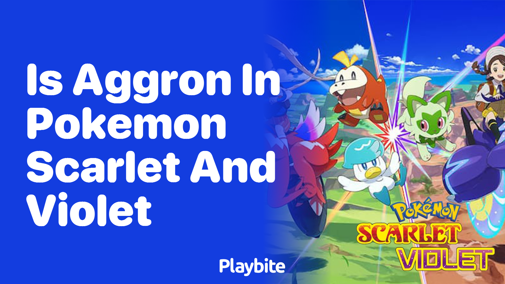 Is Aggron in Pokemon Scarlet and Violet?