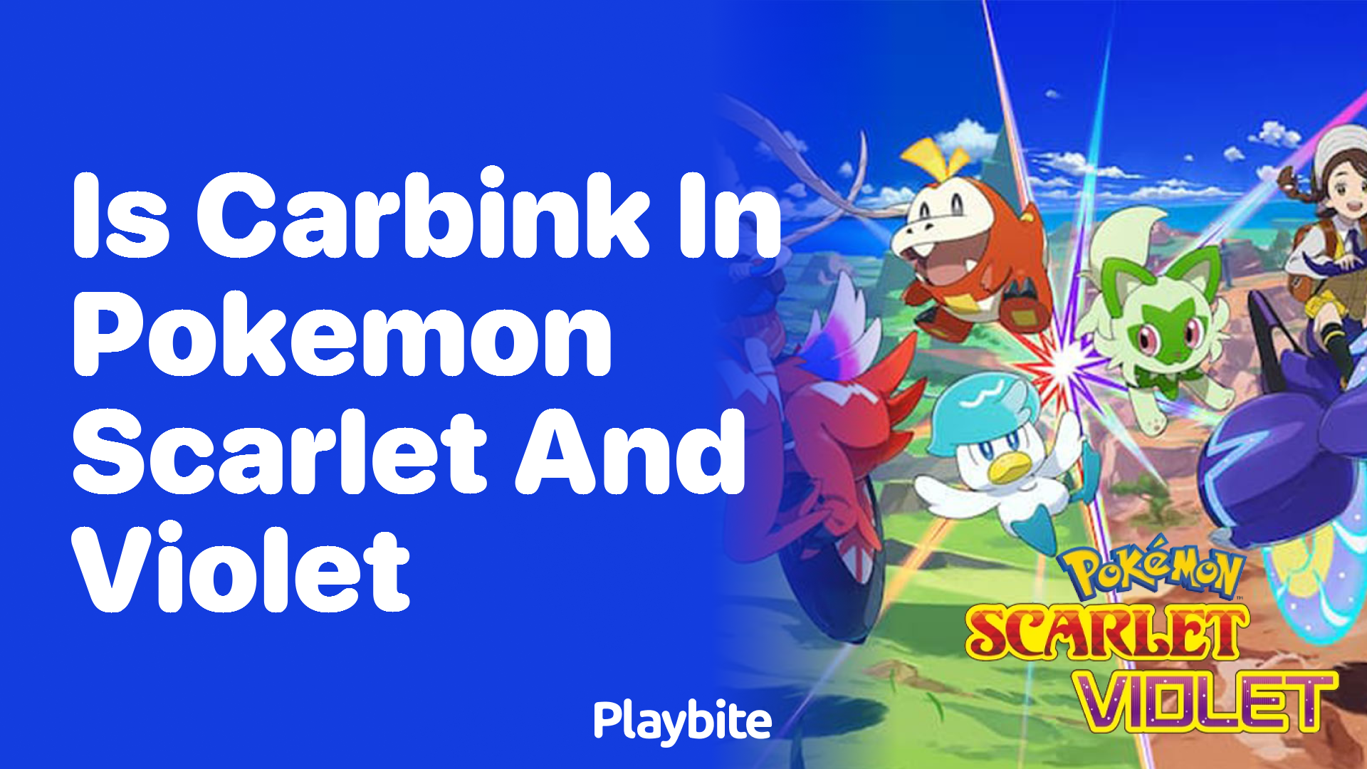 Is Carbink in Pokemon Scarlet and Violet?