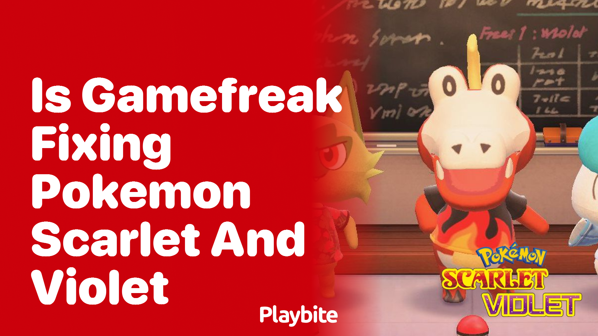 Is GameFreak fixing Pokemon Scarlet and Violet?