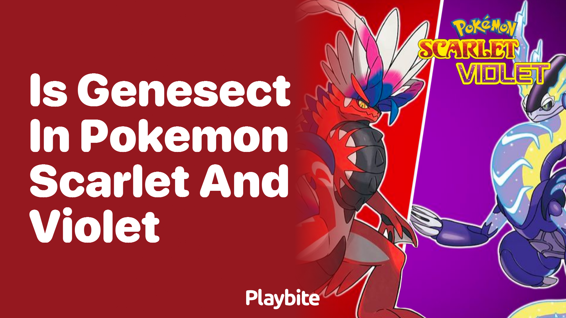 Is Genesect in Pokemon Scarlet and Violet?