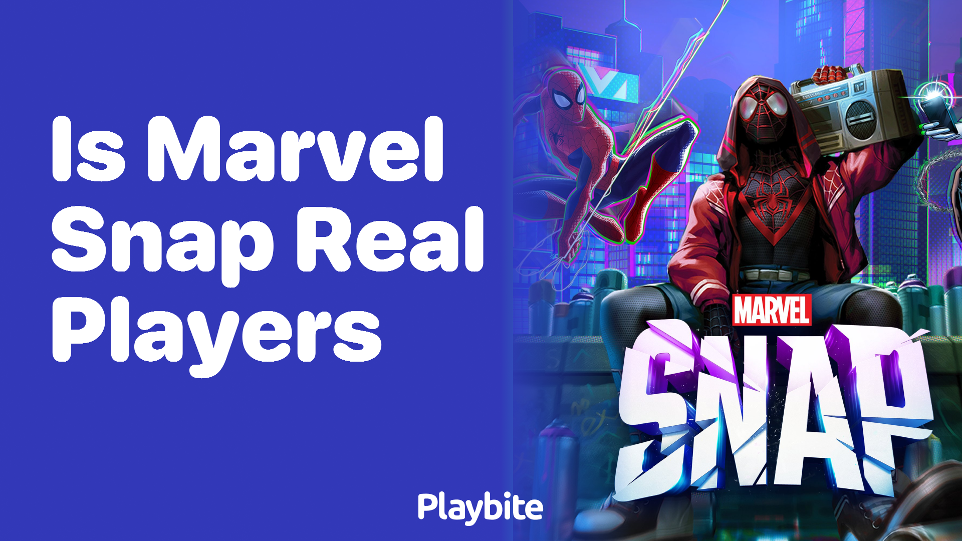 Is Marvel Snap with real players?