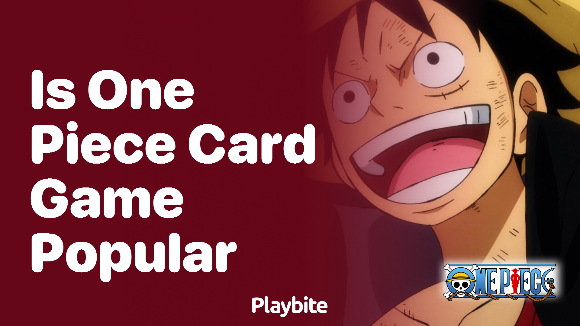 Is the One Piece card game popular?