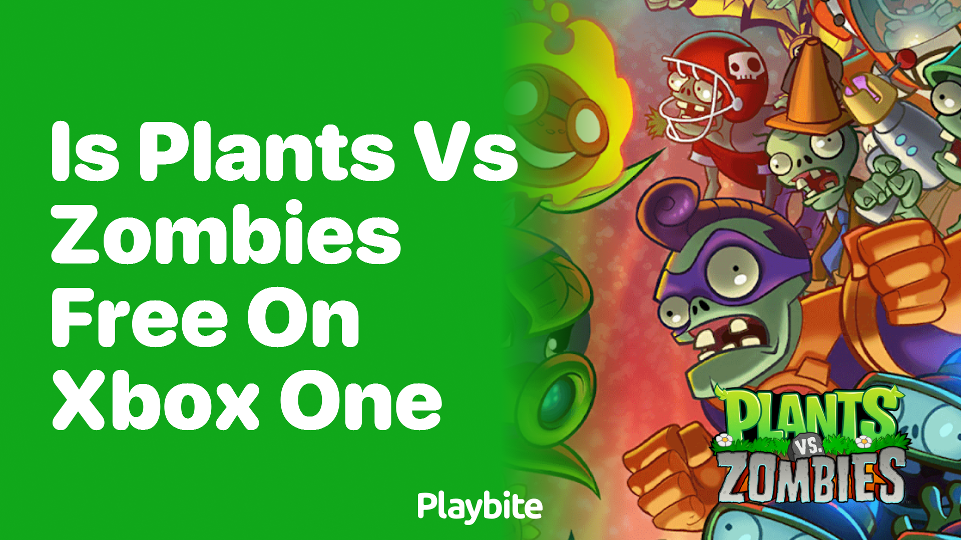 Is Plants vs Zombies Free on Xbox One?