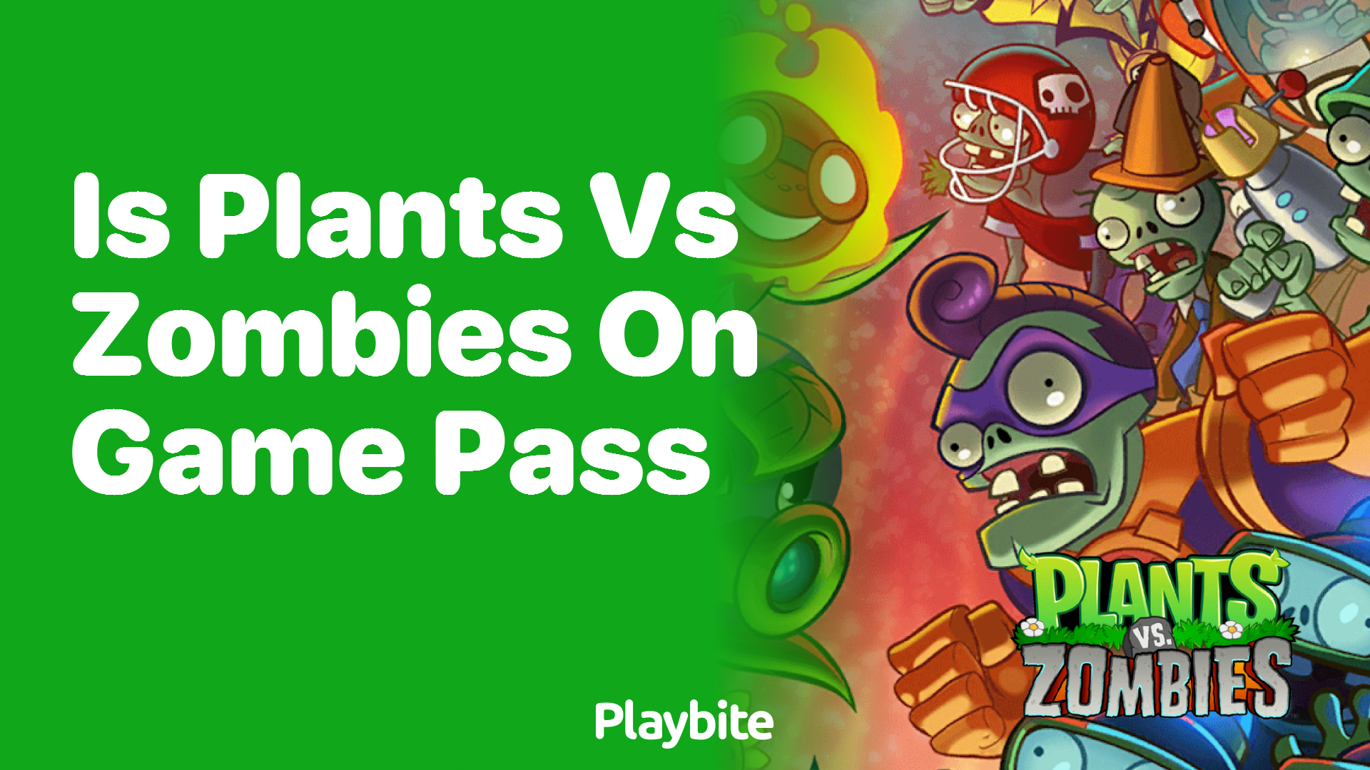 Is Plants vs Zombies available on Game Pass?