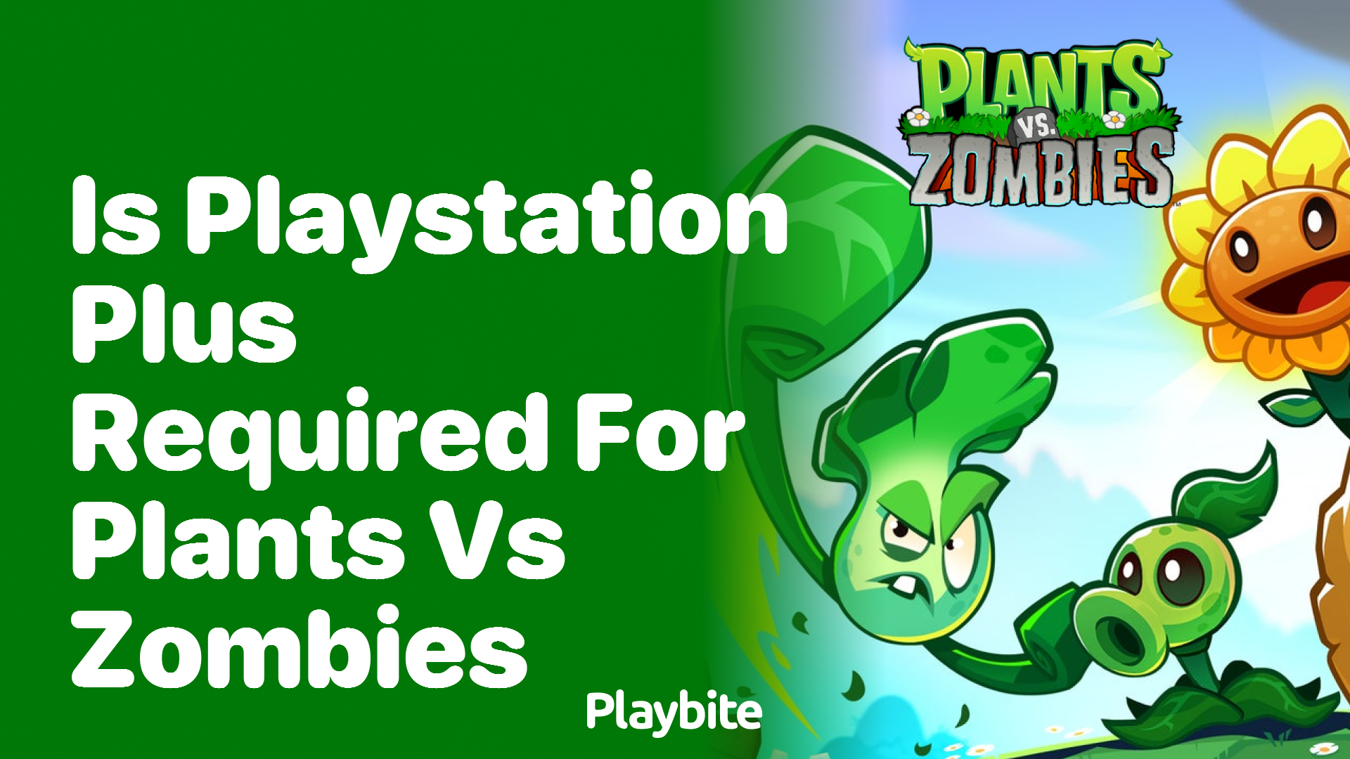 Is PlayStation Plus Required for Plants vs. Zombies?