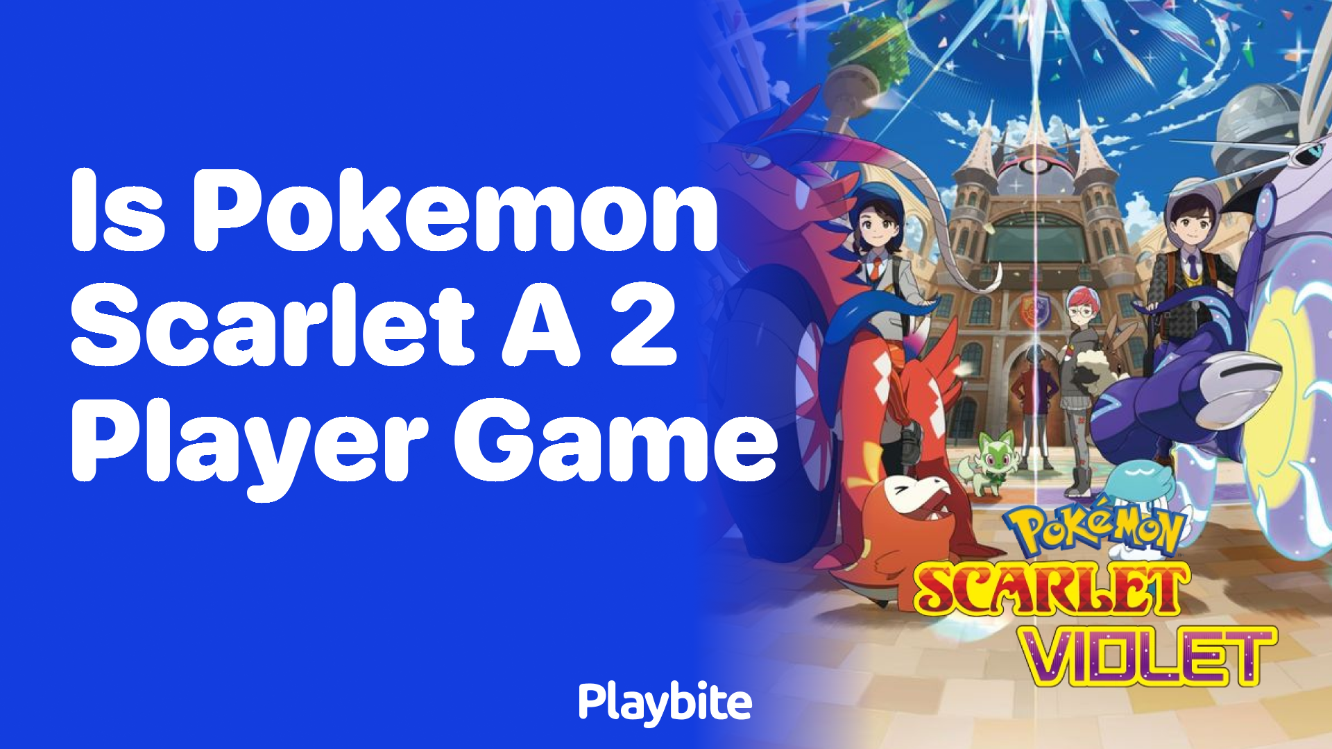 Is Pokemon Scarlet a 2-player game?