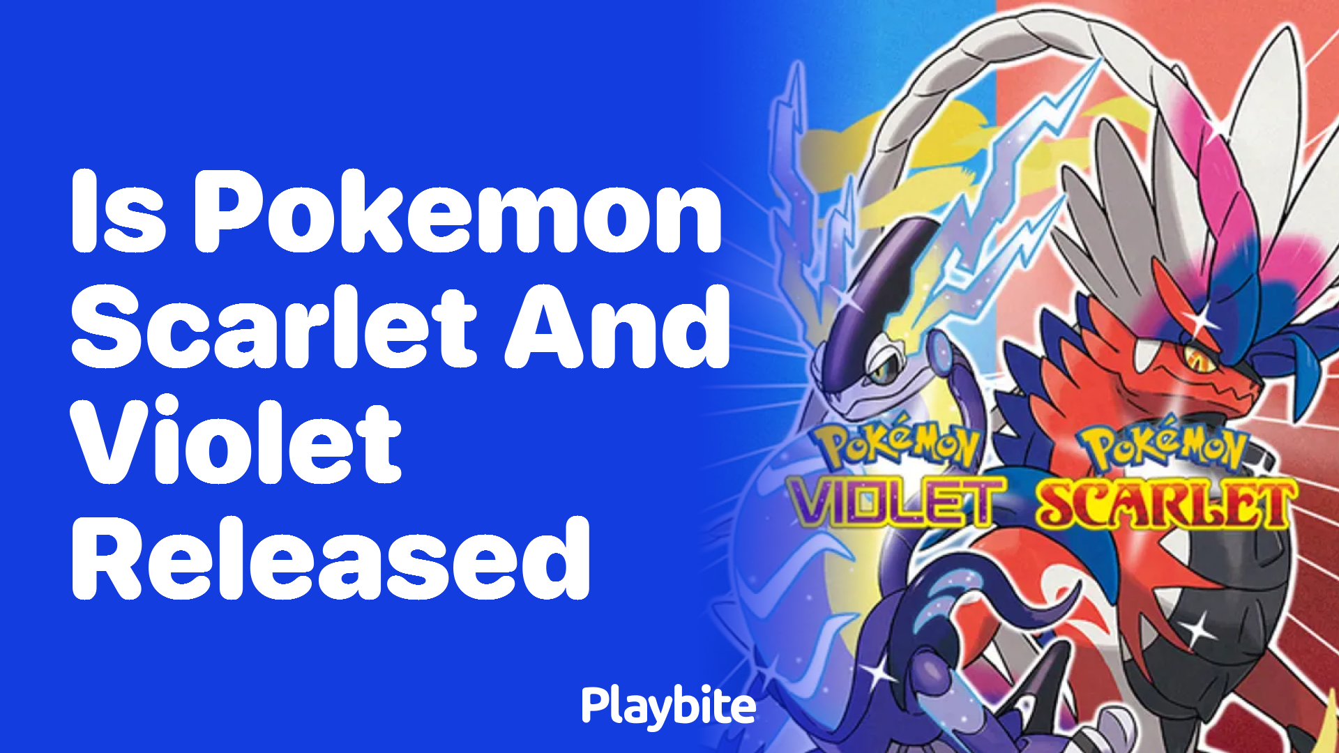 Is Pokemon Scarlet and Violet Released?