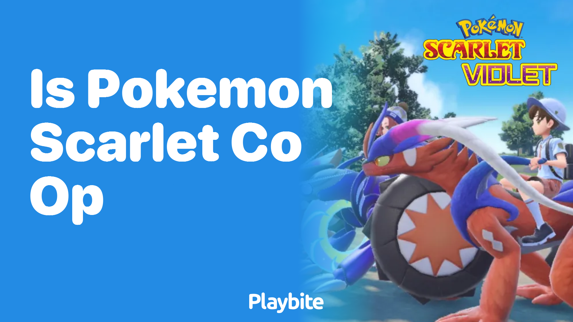 Is Pokemon Scarlet Co-Op?