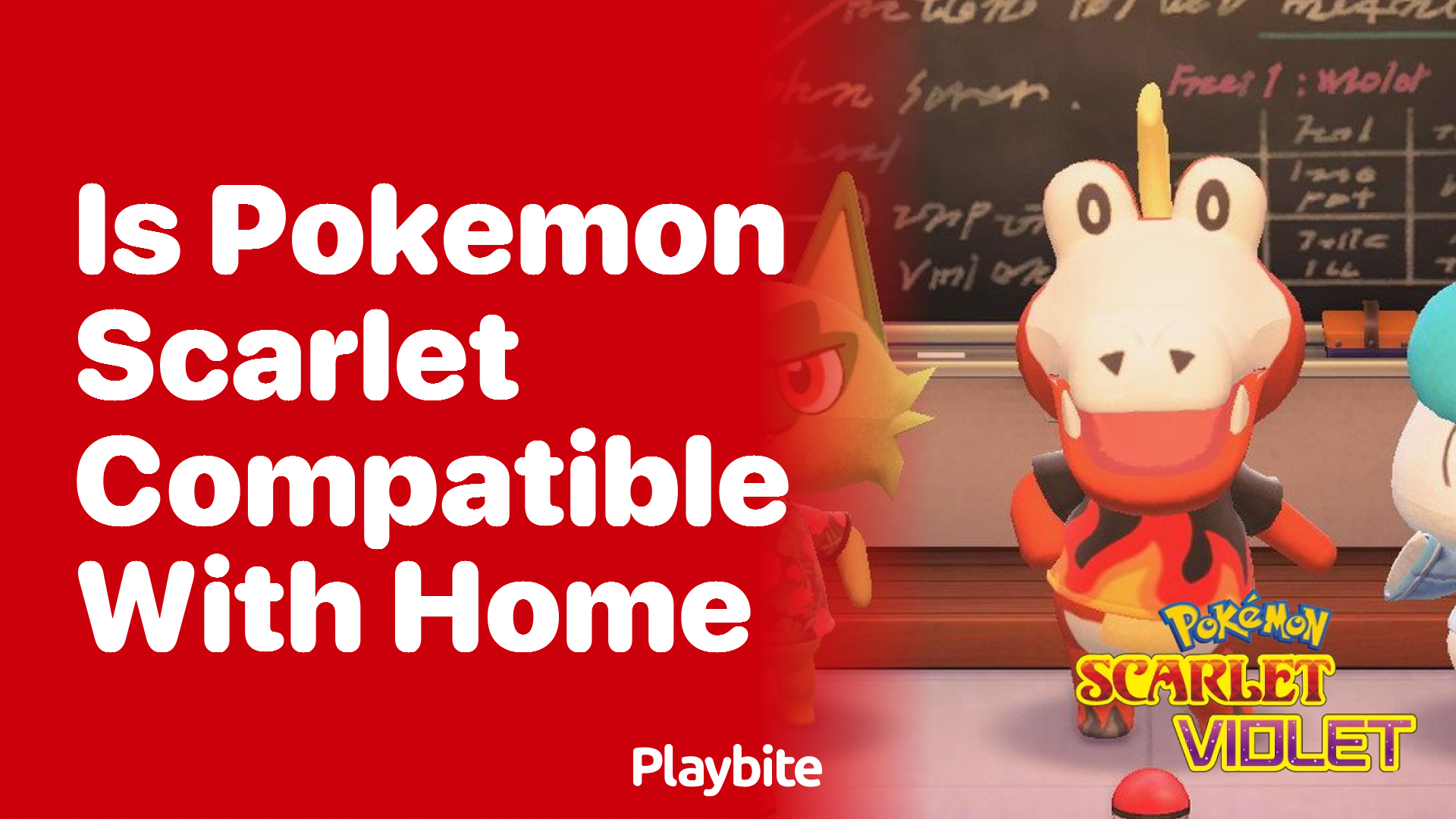 Is Pokemon Scarlet compatible with Home?