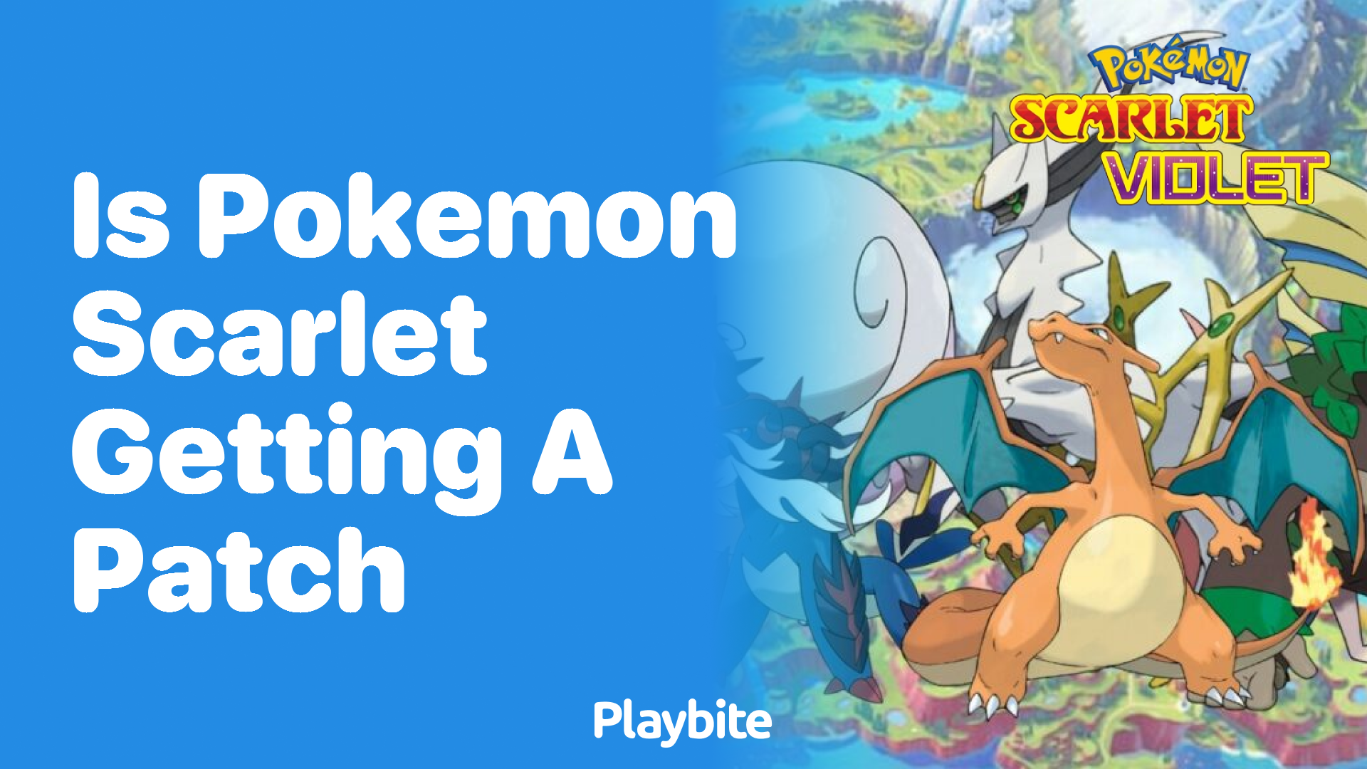 Is Pokemon Scarlet getting a patch?