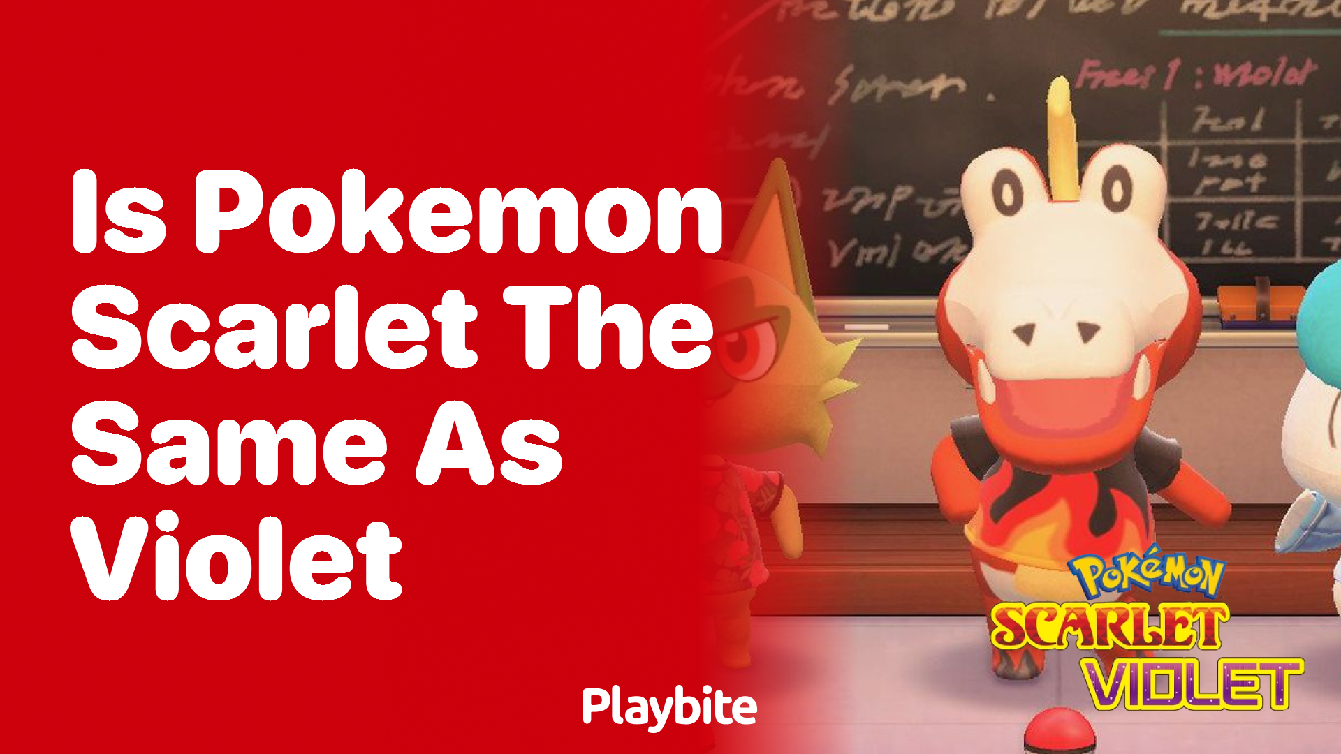 Is Pokemon Scarlet the Same as Violet?