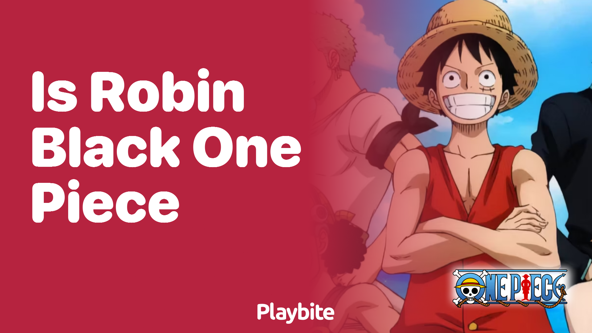 Is Robin Black in One Piece?