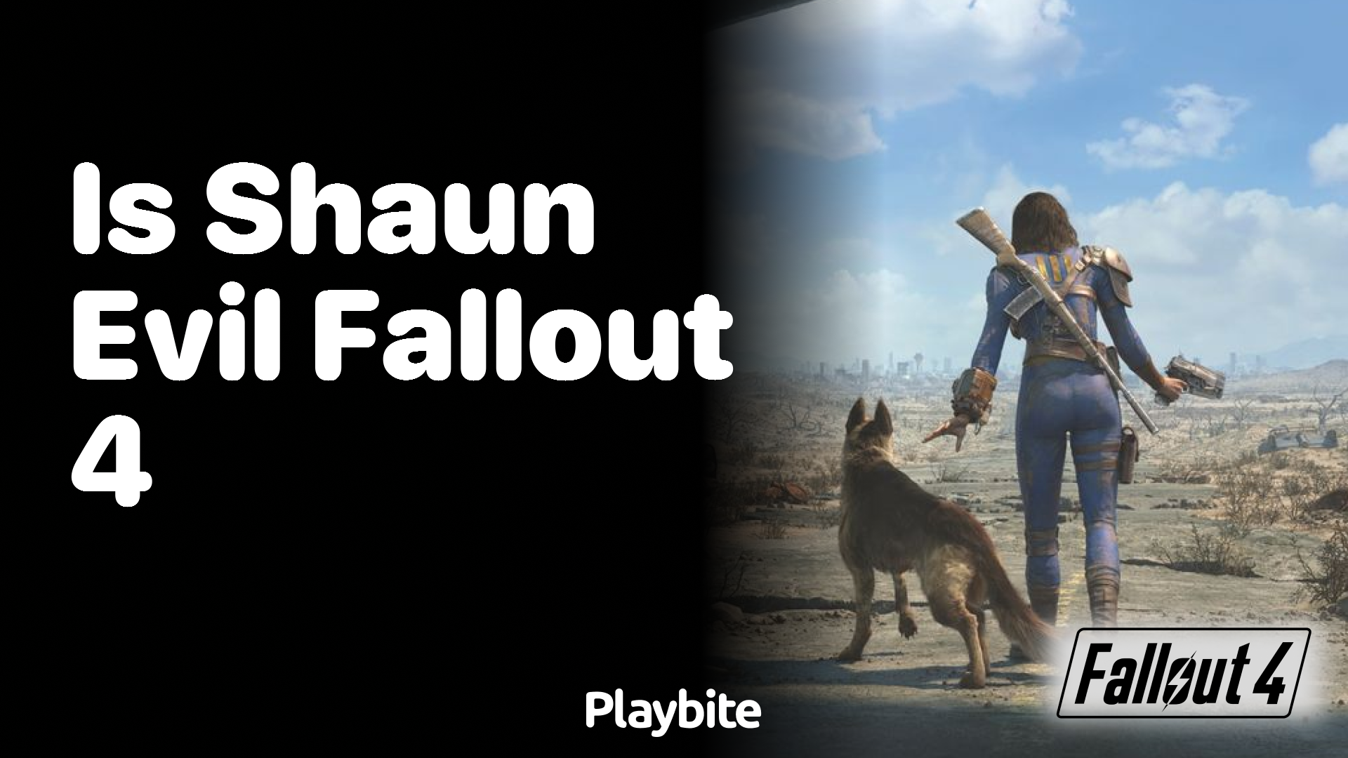 Is Shaun Evil in Fallout 4?